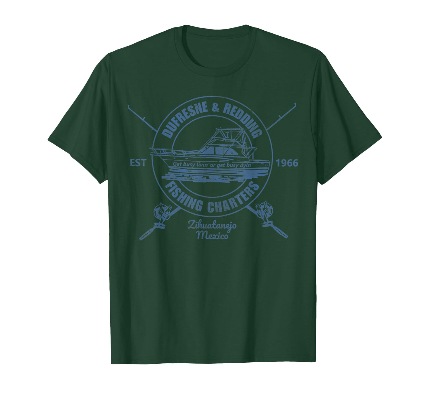 Retro Vintage Dufresne And Redding Fishing Charters Lover T-Shirt