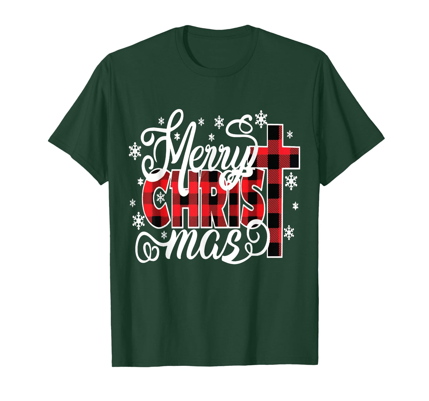 Merry Christ Mas Christian Jesus Christmas PJs Xmas Pajamas T-Shirt