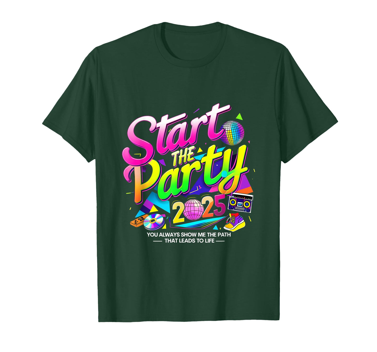 Start The Party VBS 2025 Show Me The Path Christian VBS Crew T-Shirt