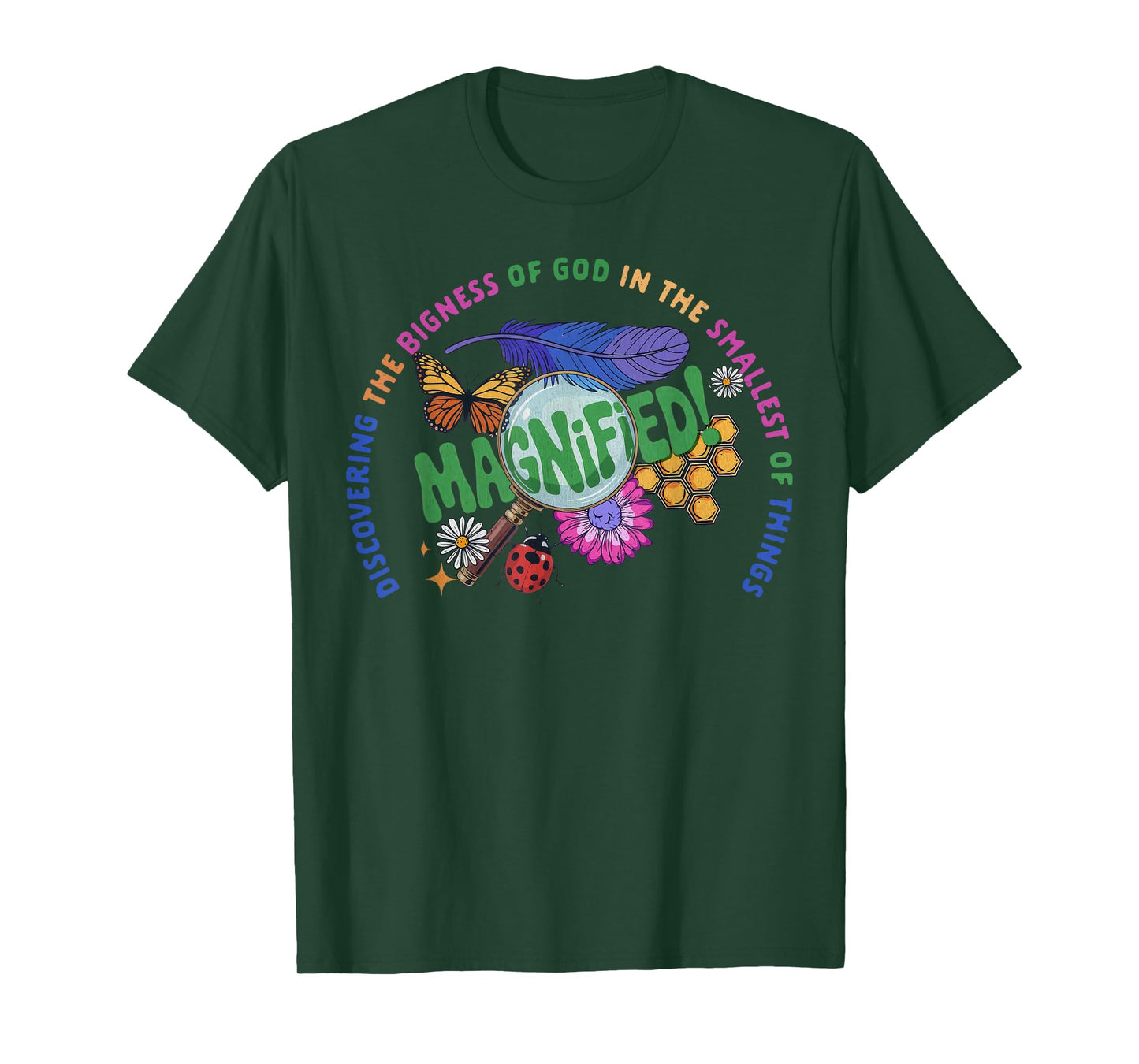 Magnified VBS 2025 Discovering The Bigness Of God Christian T-Shirt