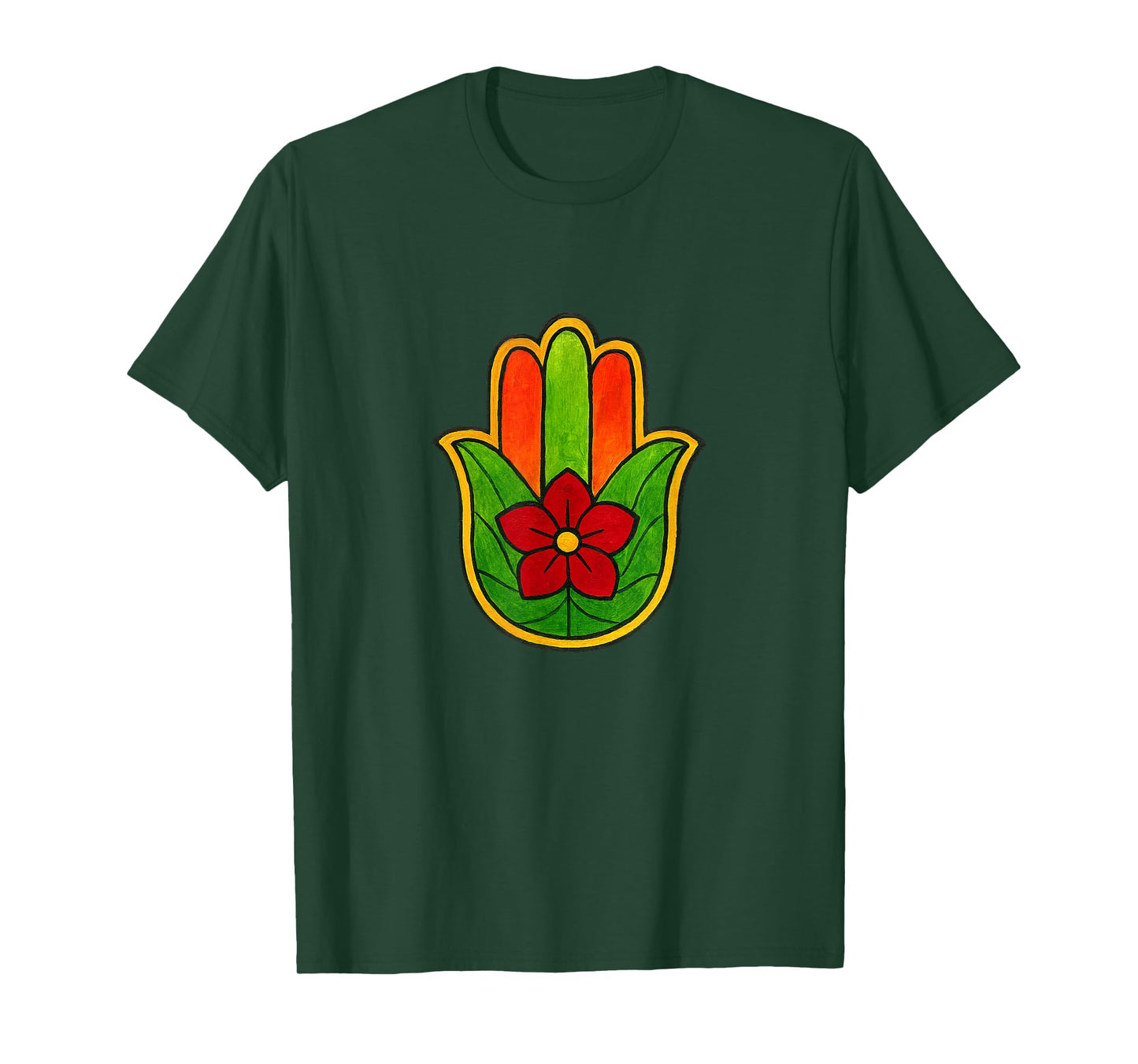 Vintage Hamsa Hand Eye of God Protection Symbol T-Shirt
