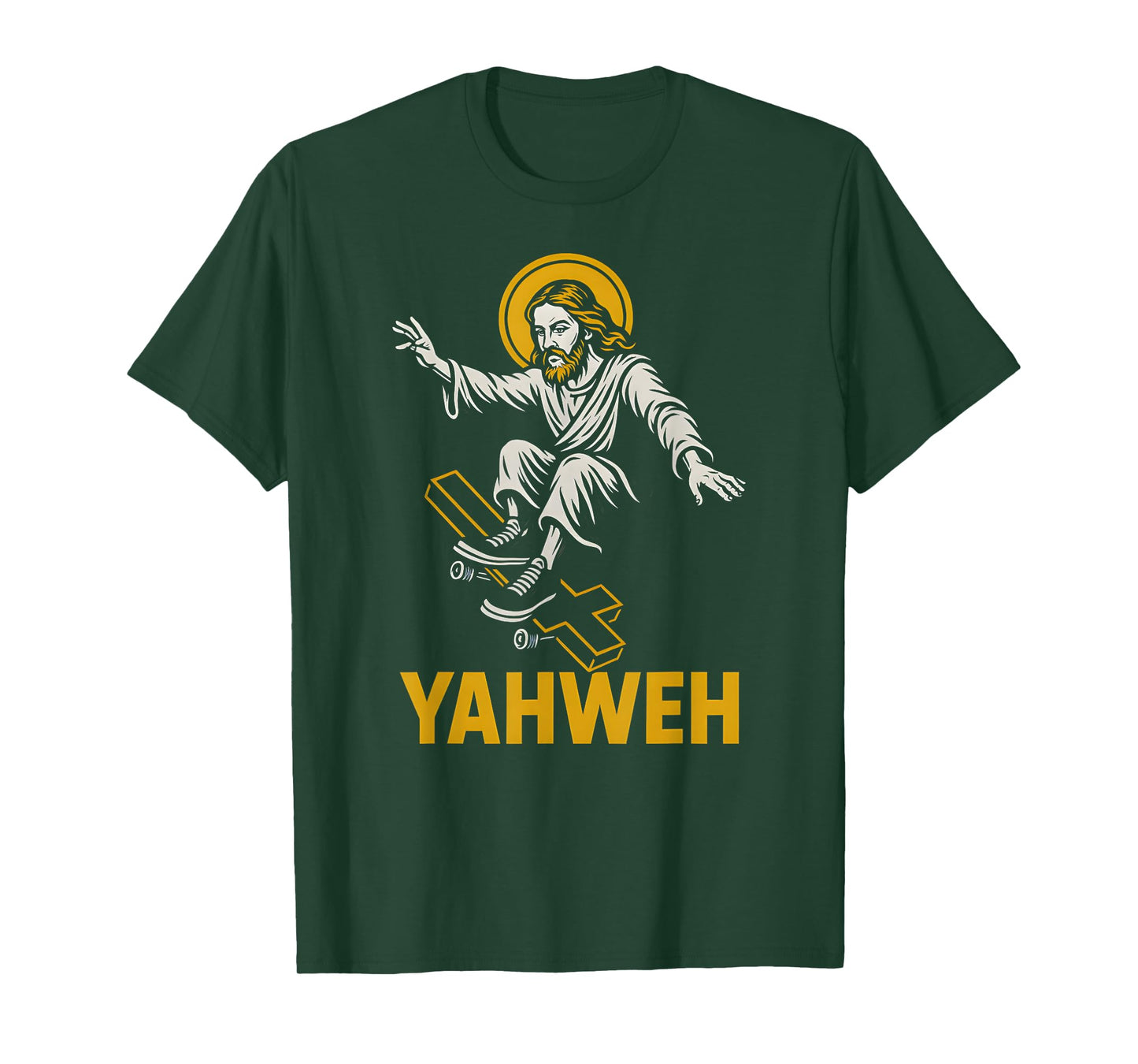 Christian Pop Culture Yahweh Cool Mens Christian Faith T-Shirt