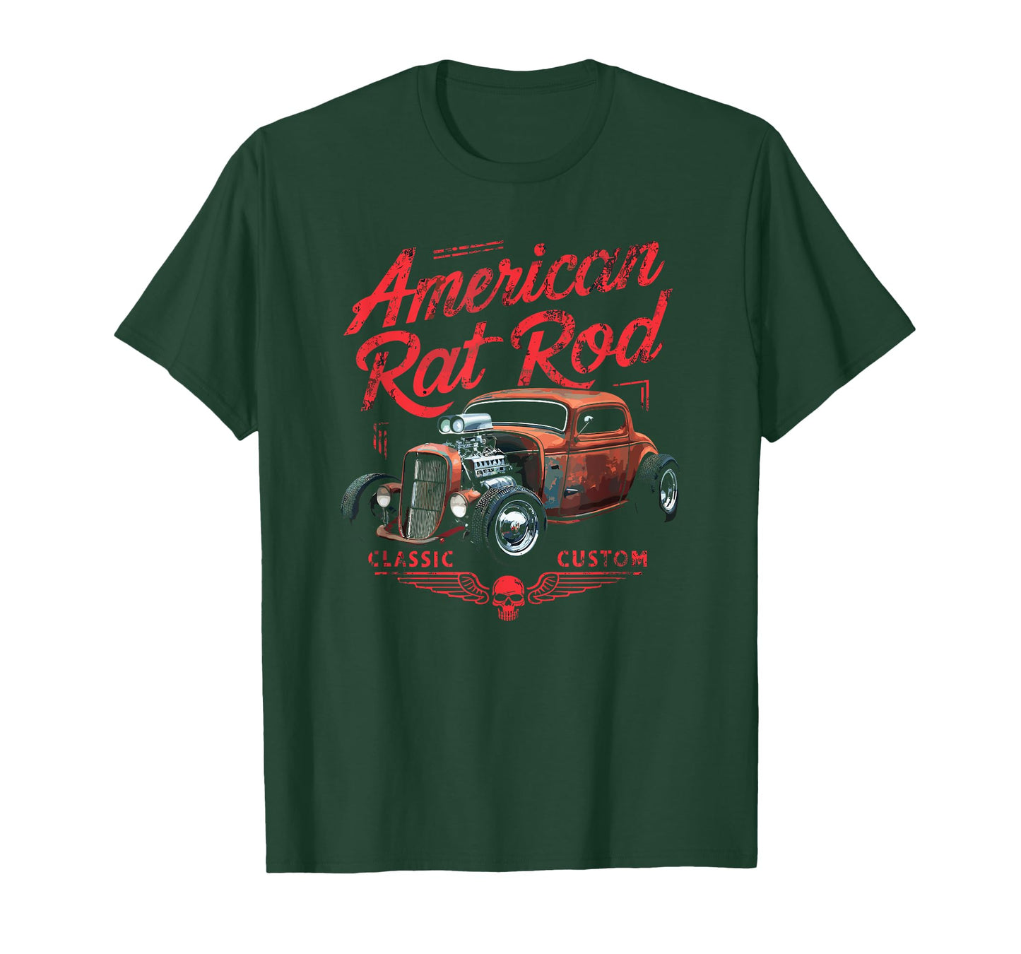 American Rat Rod Classic Custom, Vintage Rat Rod Car T-Shirt