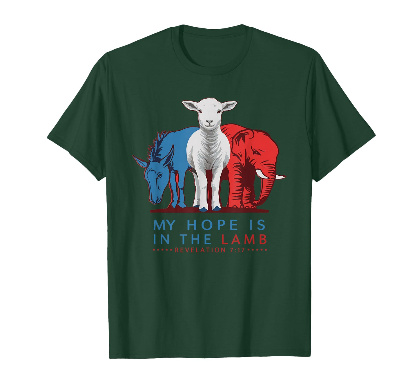 My Hope Is In The Lamb, Christian Political, Jesus 2024 T-Shirt