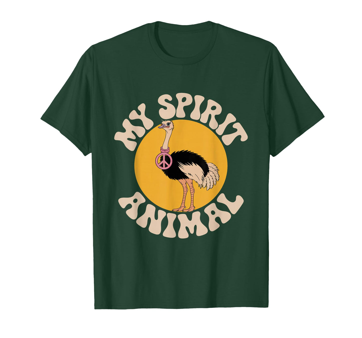 Funny Ostrich Is My Spirit Animal Quote Funny Ostrich Quotes T-Shirt