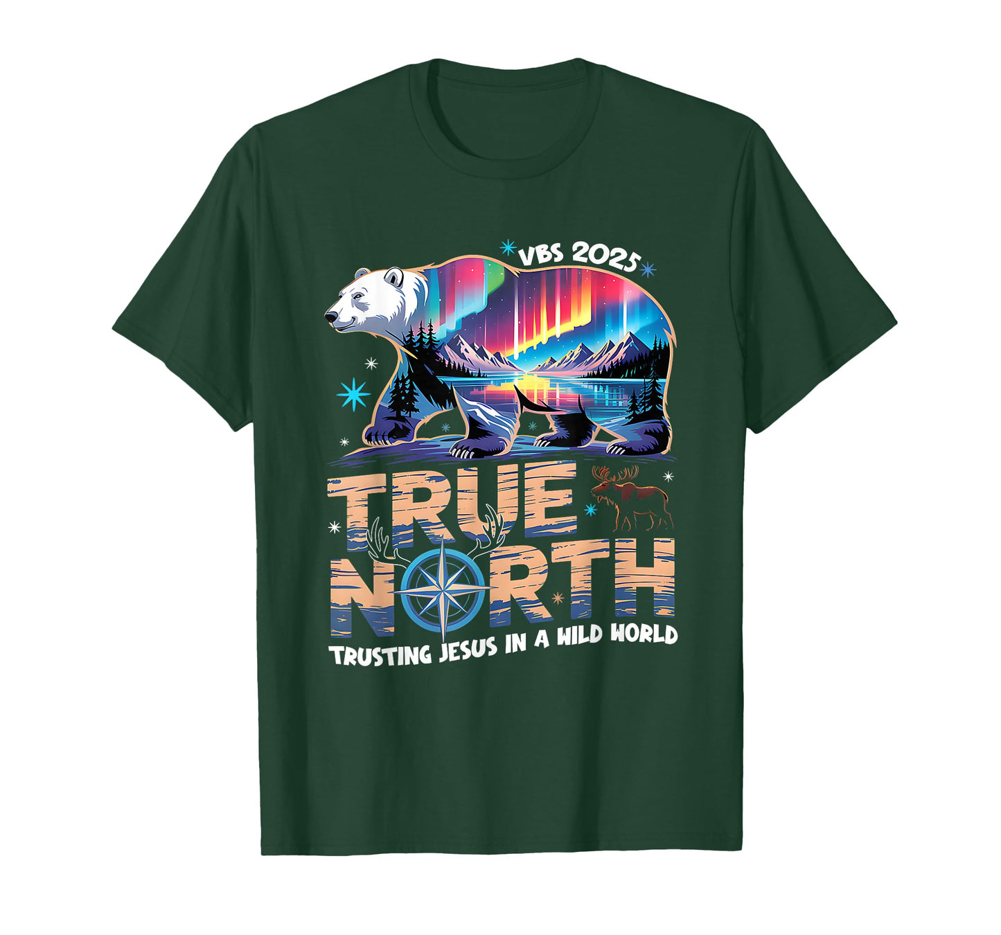 True North VBS 2025 Trusting Jesus Wilderness Christian T-Shirt