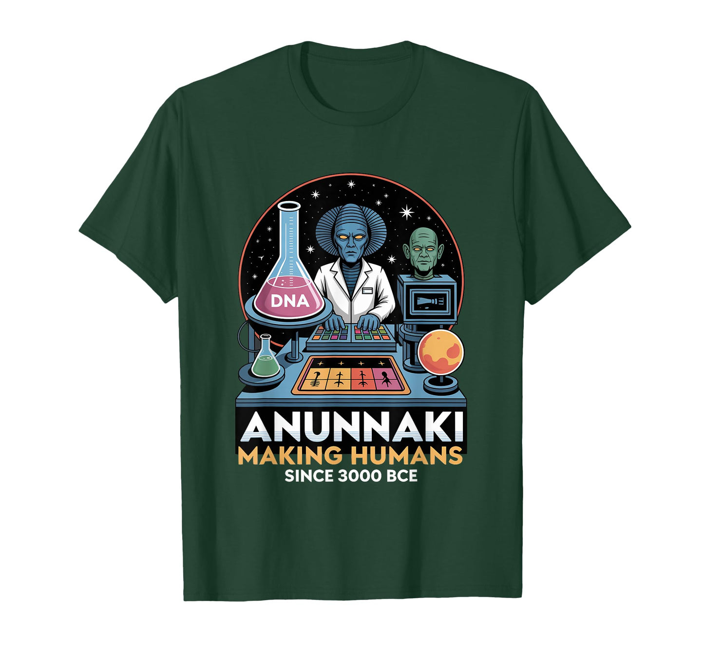 Anunnaki Created Humans Enki Ancient Alien Astronauts T-Shirt
