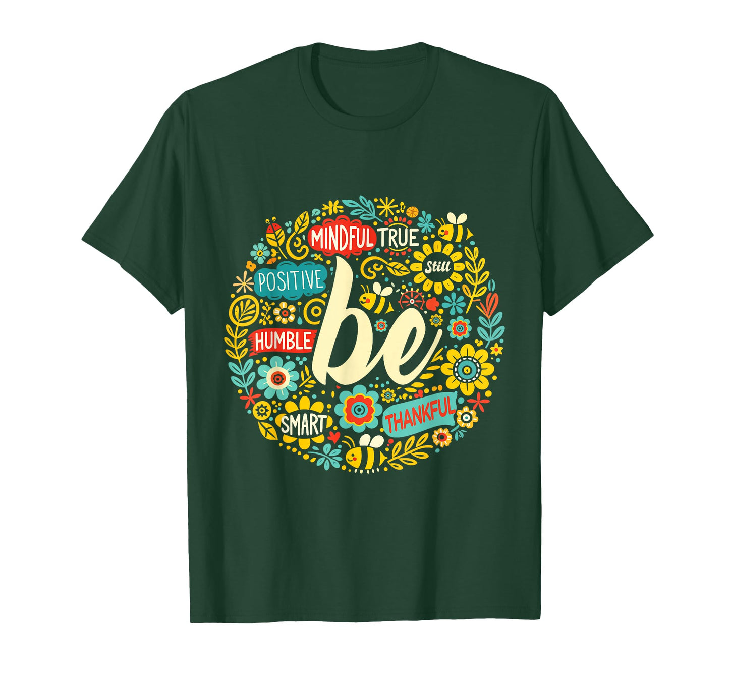 Be Positive Shirt Motivational Quote Life Inspiration Slogan T-Shirt