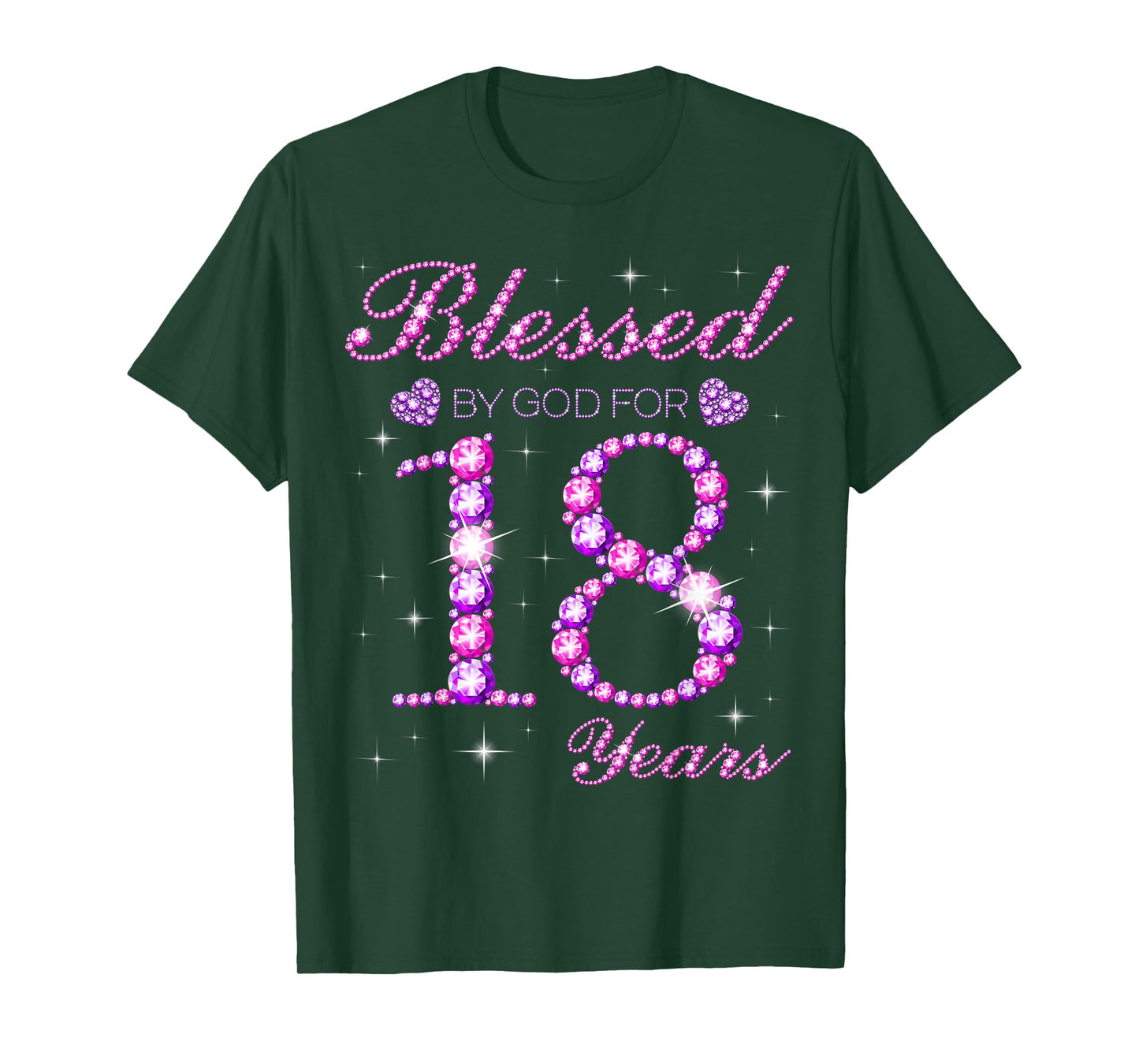 Blessed by God for 18 Years Old 18th Birthday Party T-Shirt