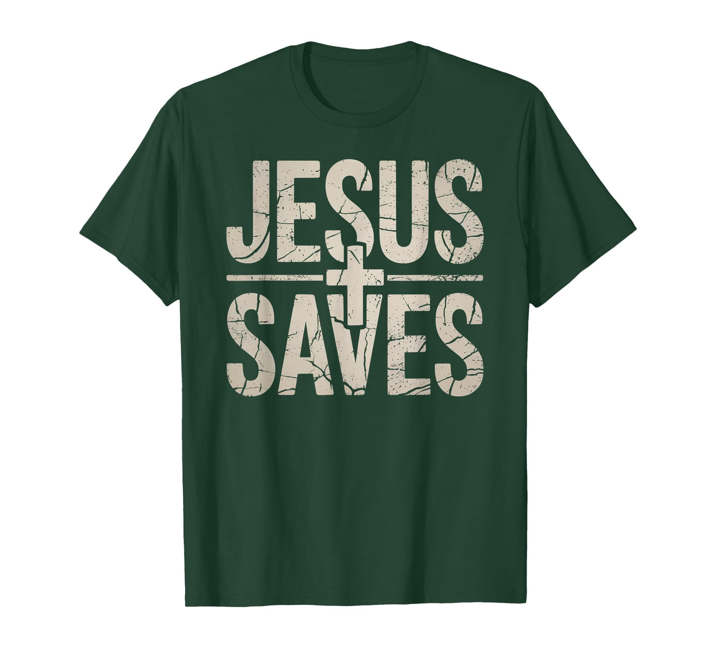Jesus Saves Cross Christian Religious Faith Mens T-Shirt