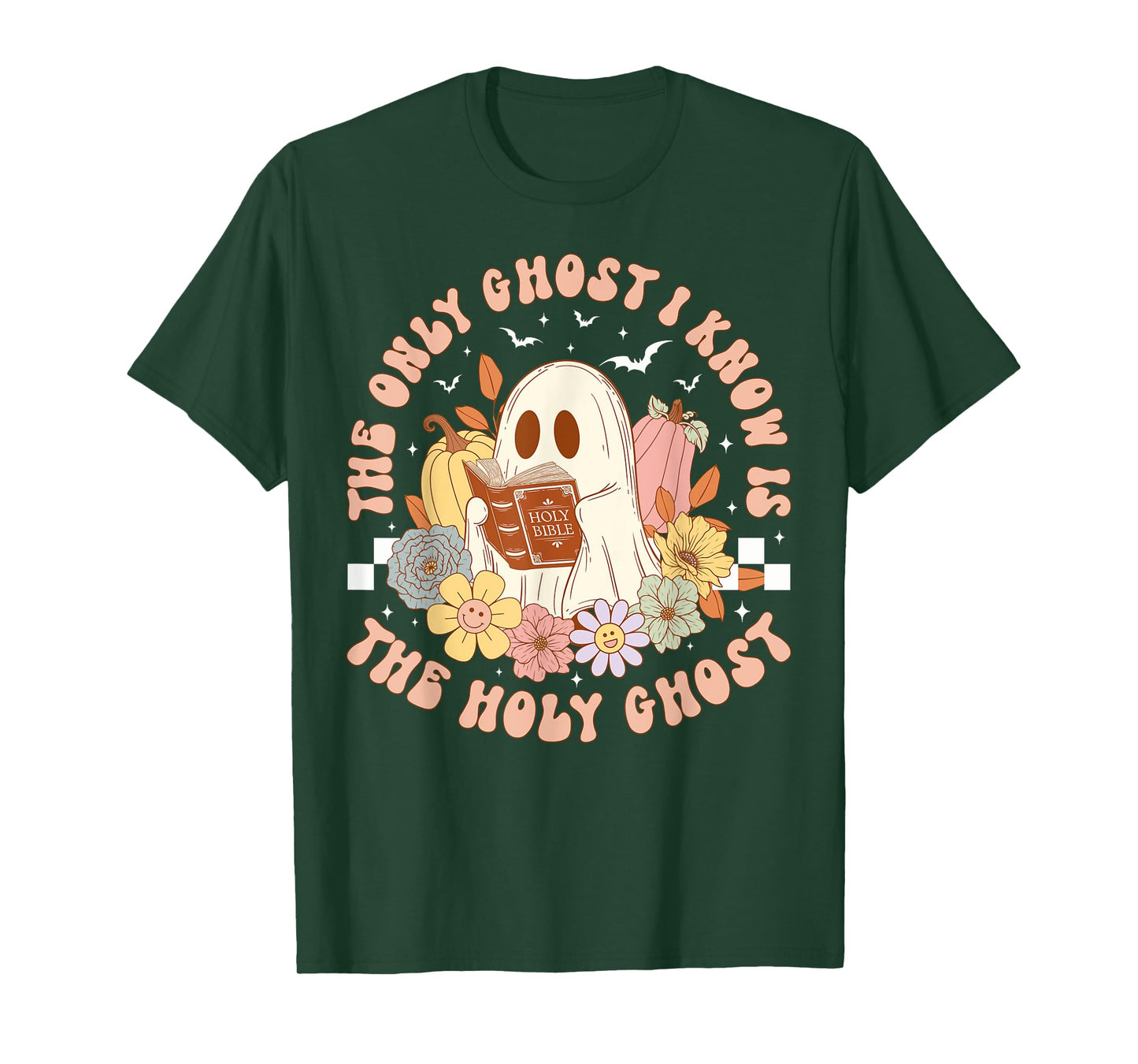 The Only Ghost I Know Is The Holy Ghost Funny Halloween T-Shirt