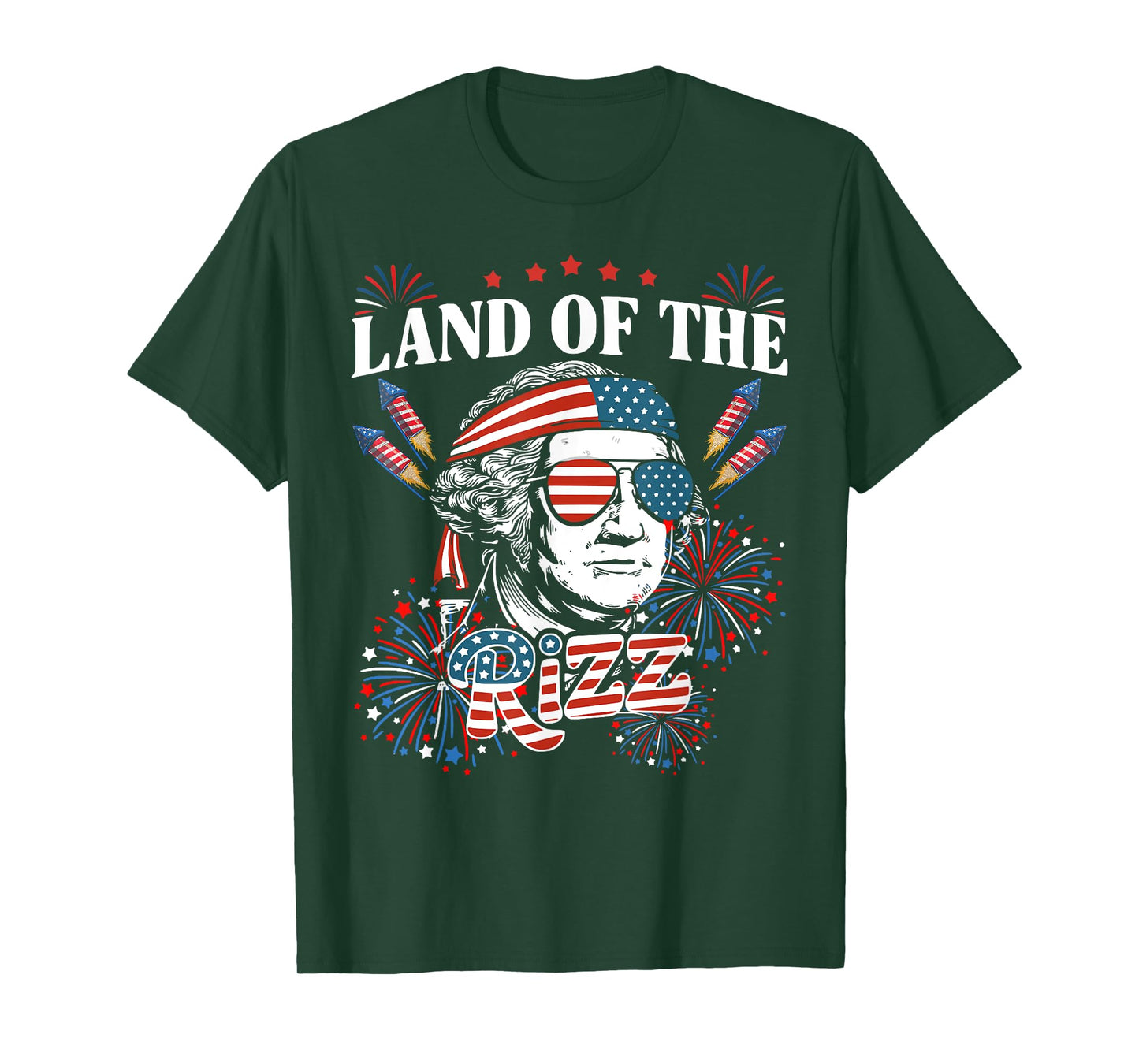 Vintage Land of the Rizz 4th Of July T-Shirt