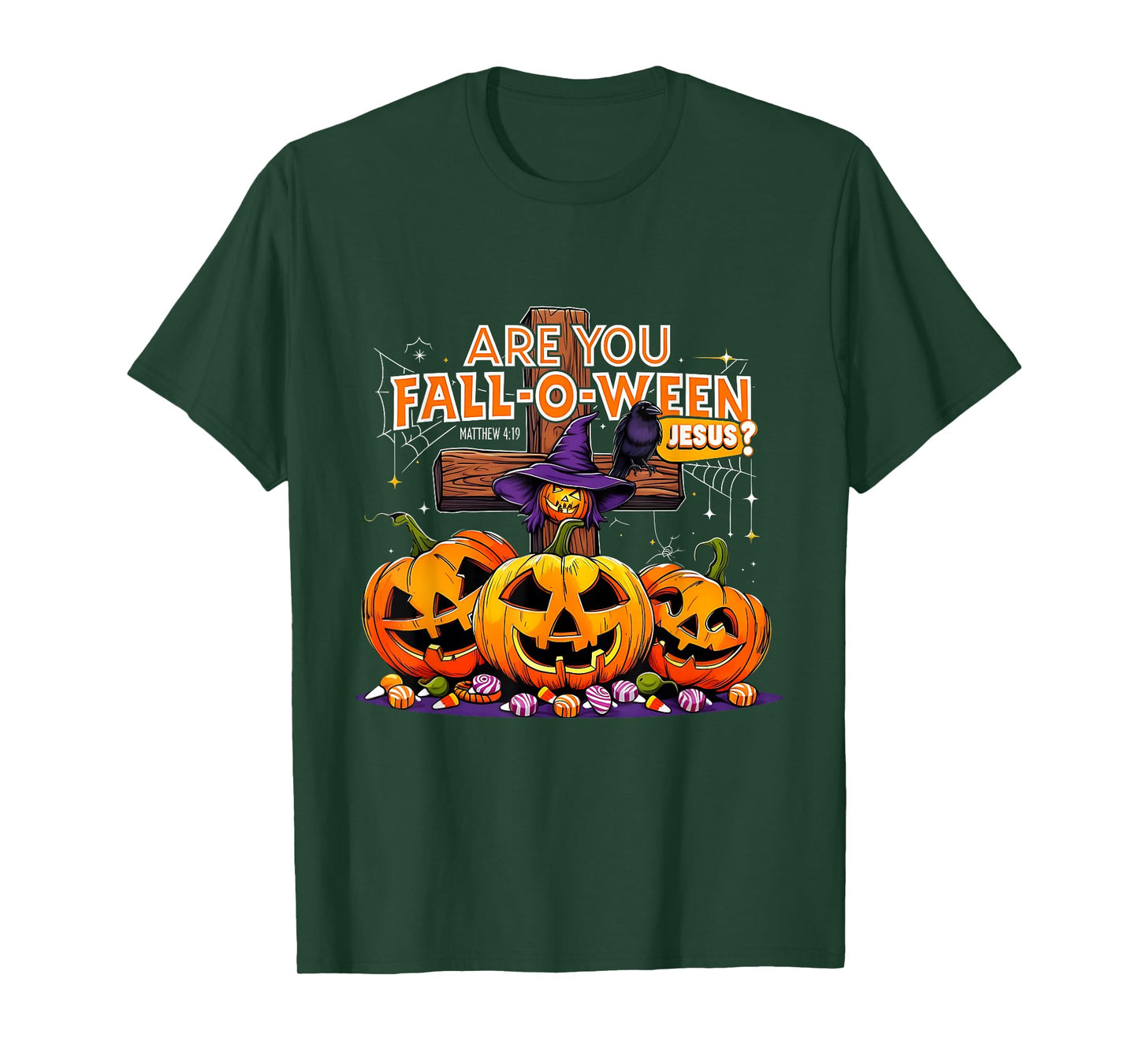 are You Fall-O-Ween Jesus Funny Pumpkin T-Shirt
