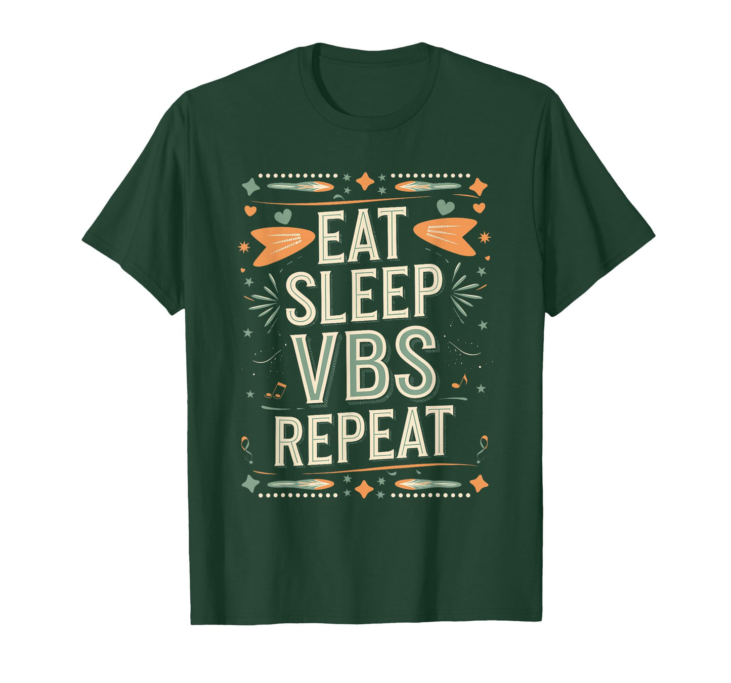 Eat Sleep VBS Repeat Bold Design T-Shirt