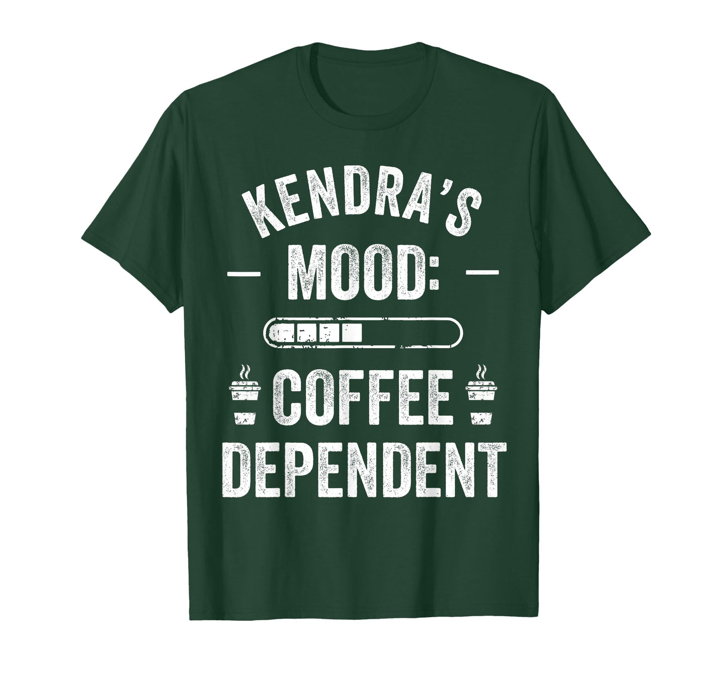 KENDRA Personalized Cute Coffee Girls KENDRA Name T-Shirt