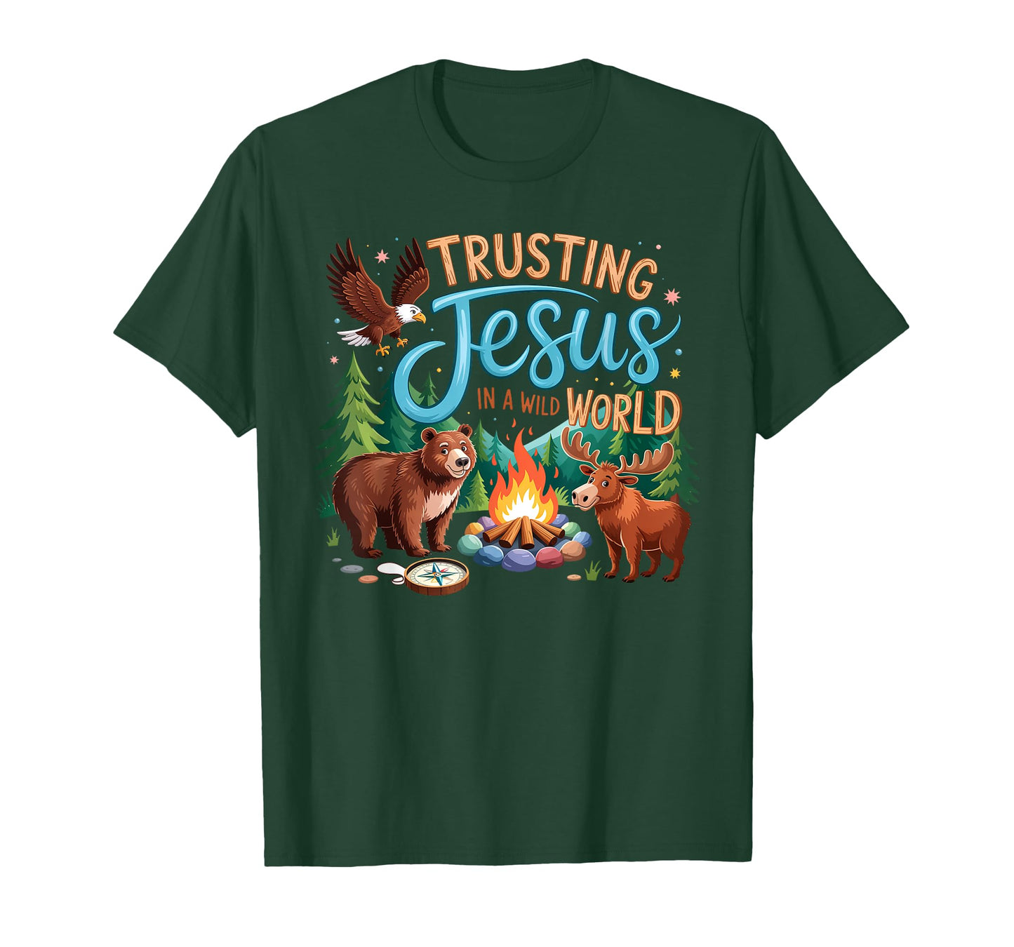 True North VBS Trusting Jesus In A Wild World Summer Camp T-Shirt