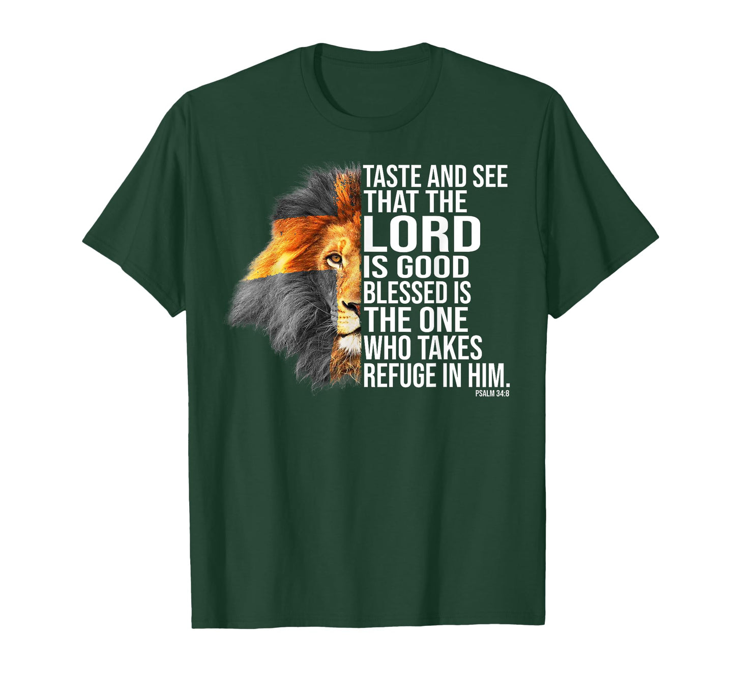 Faith in God - Psalm Christian Bible T-Shirt