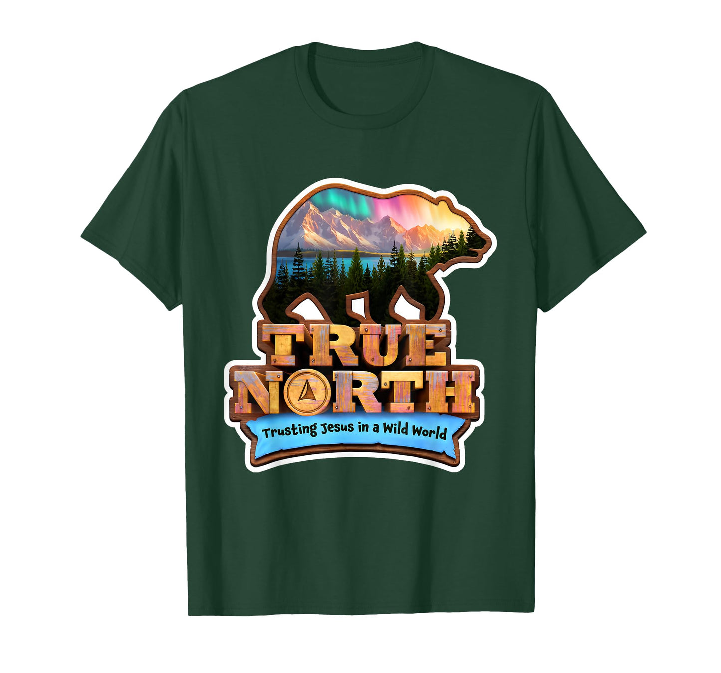 True North VBS 2025 Christian Trusting Jesus Wilderness T-Shirt