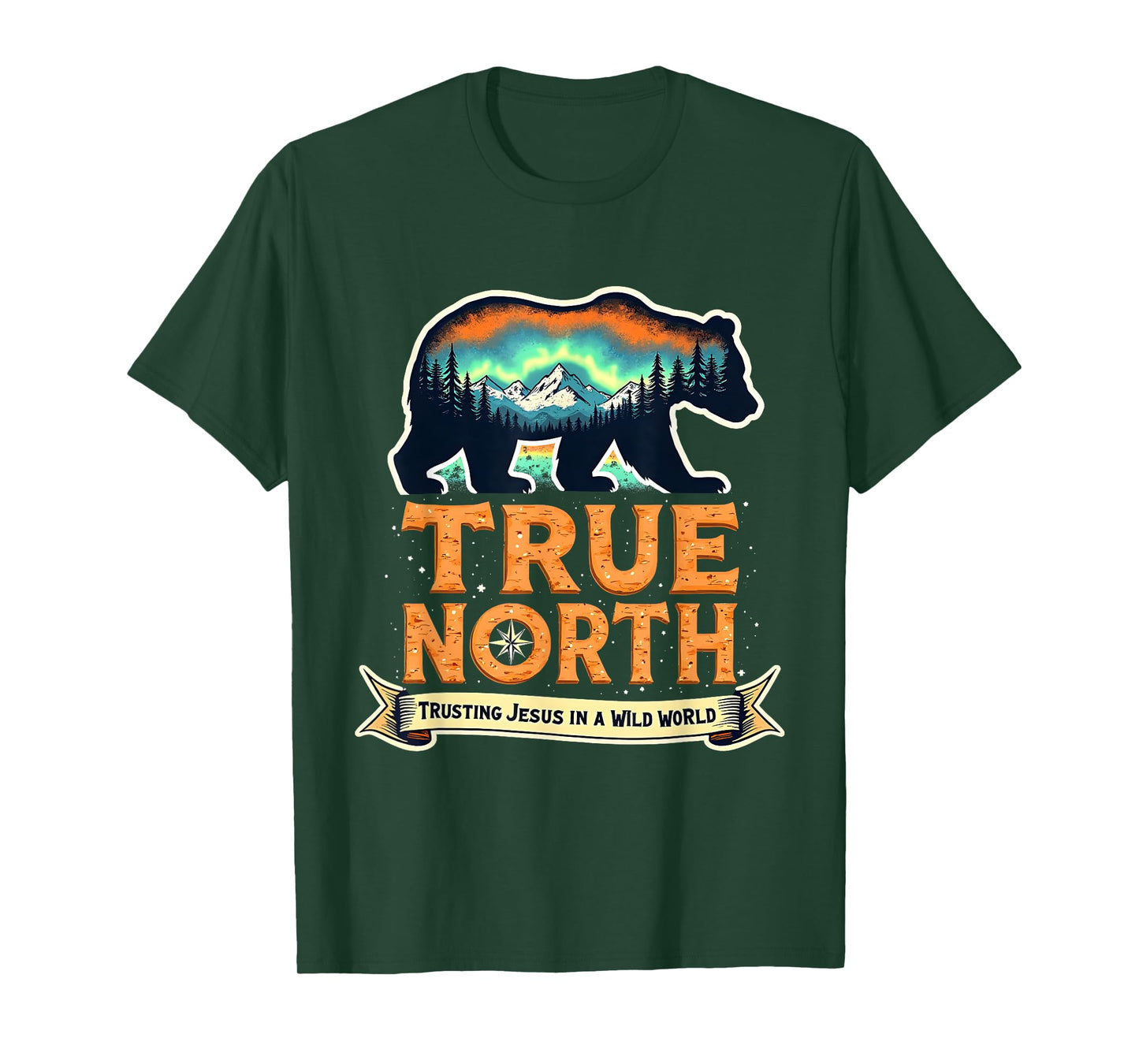 True North VBS 2025 Christian Trusting Jesus Wilderness T-Shirt