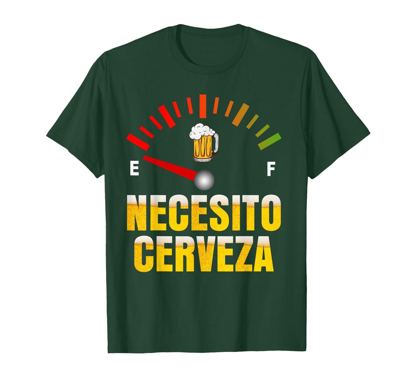 Necesito Cerveza I Need Beer in Spanish Mardi Gras Bbq Party T-Shirt
