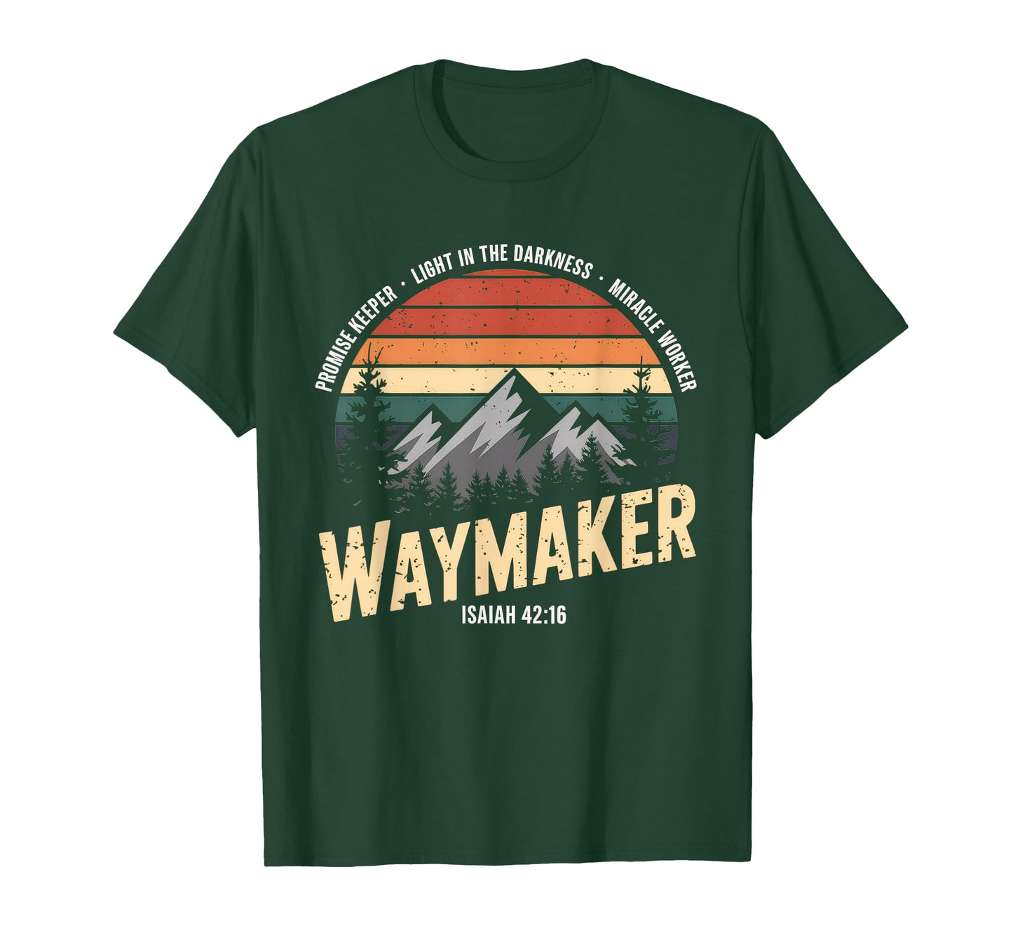 Waymaker Tshirt Promise Keeper Miracle Worker God Christian T-Shirt