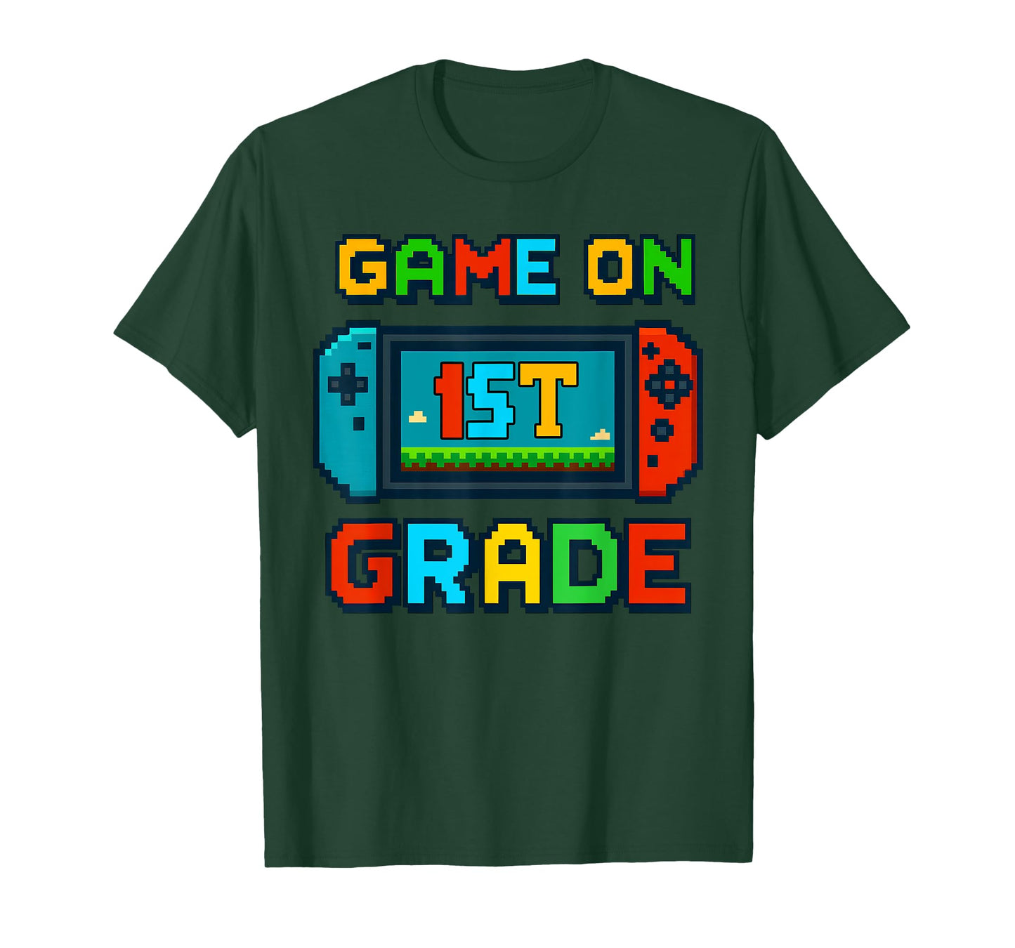 Game On 1st Grade Back to School Video Gamer First Grade T-Shirt