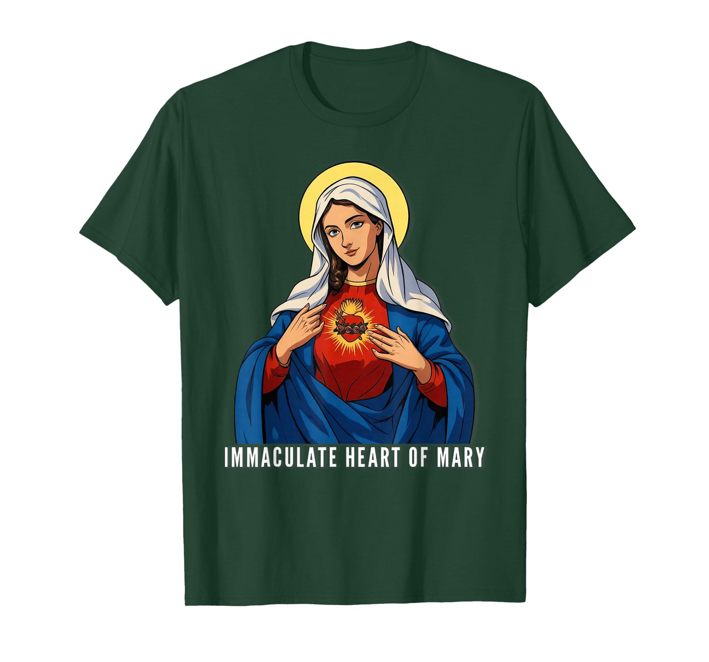 Immaculate Heart of Mary Marian Catholic T-Shirt