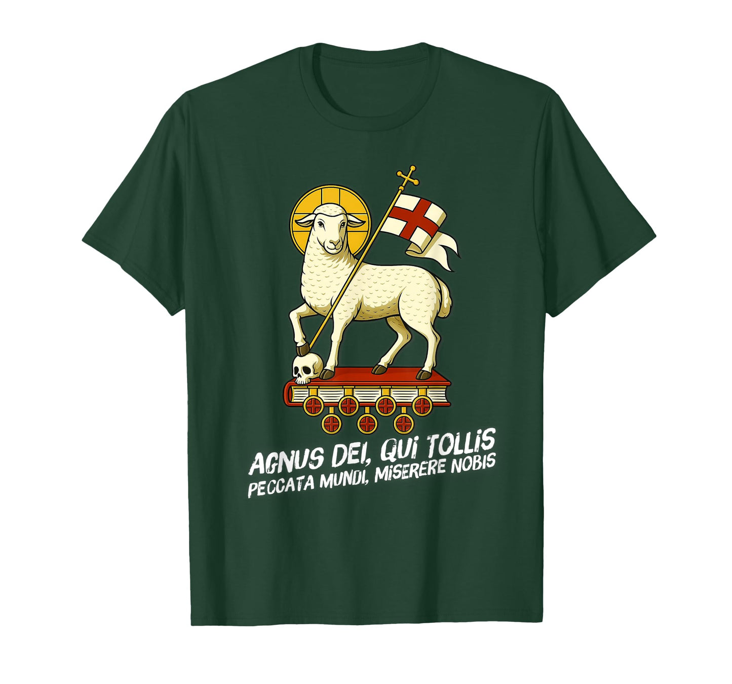 Agnus Dei Sanctus Traditional Latin Mass Catholic T-Shirt