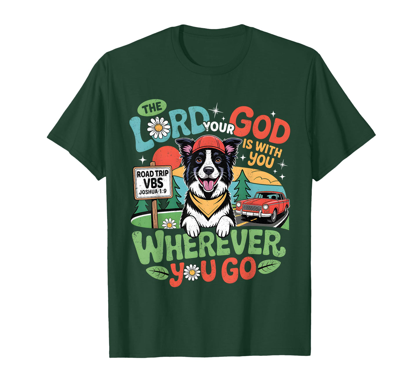 Road Trip VBS 2025 Christian Dog Bible Theme T-Shirt
