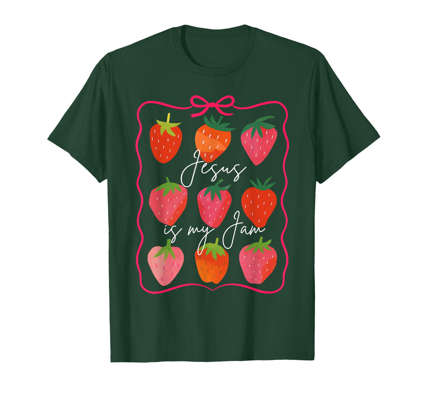 Christian Faith Religious Strawberry Jesus That Is My Jam T-Shirt