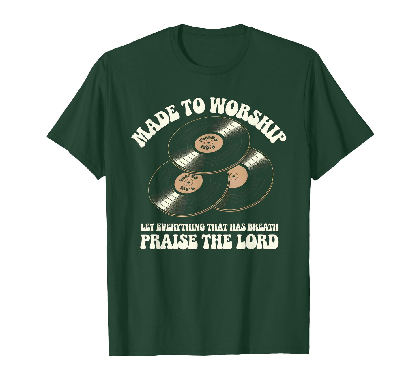 Worship Tshirt Christian Music Retro Cassette Psalms 150:6 T-Shirt