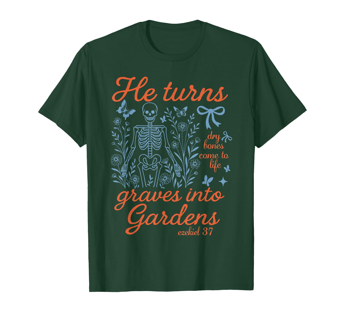 Christian Halloween, Skeleton Halloween Season, Bible Verse T-Shirt
