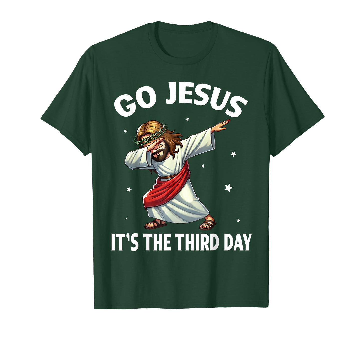 Dabbing With Stars Go Jesus It's the Third Day Christians T-Shirt