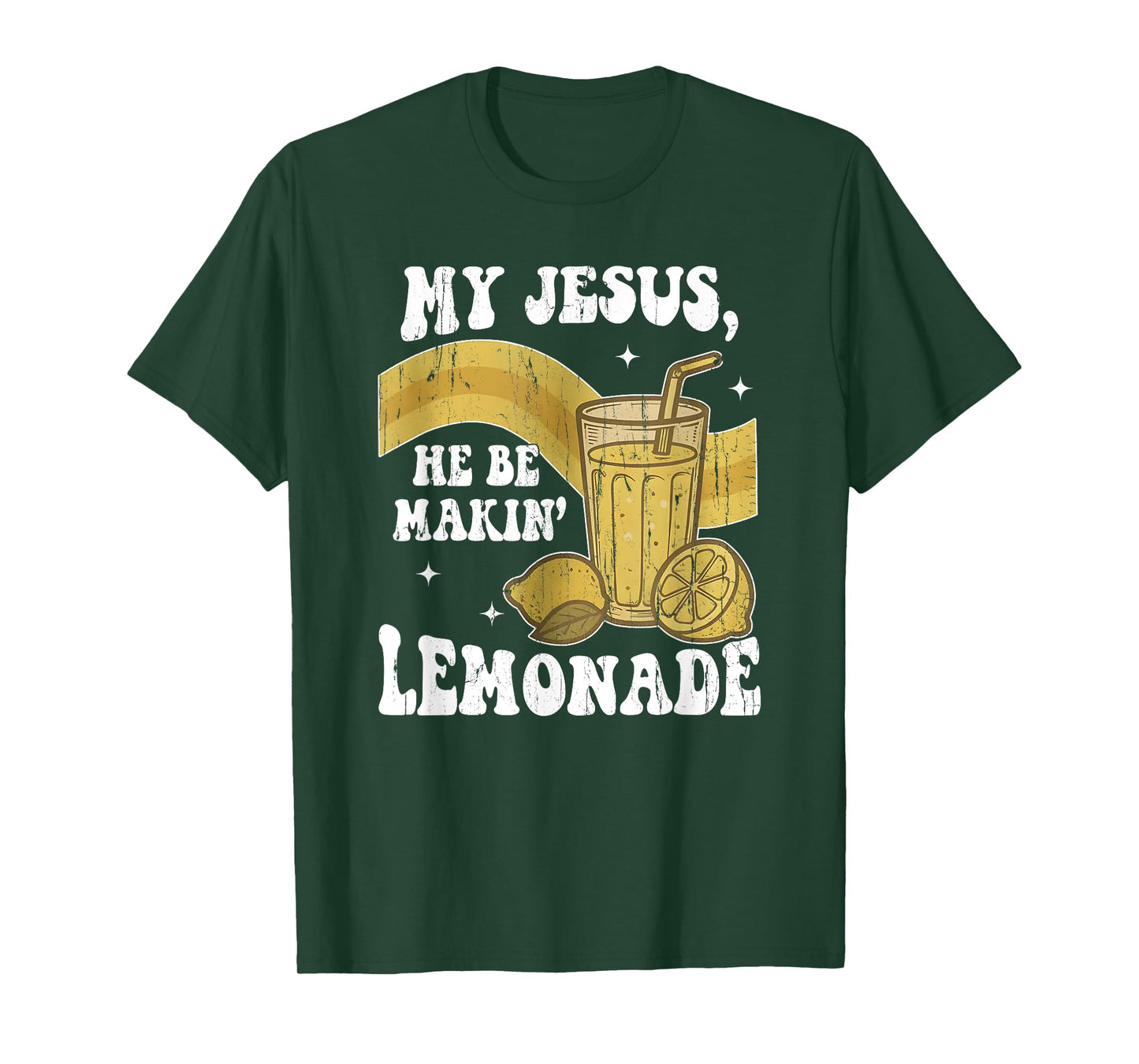 My Jesus He Be Making Lemonade, Retro Styled, Christian T-Shirt