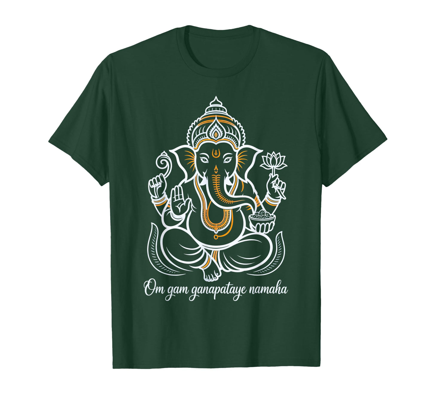 Hindu Ganesha Puja Elephant God India Meditation Yoga Murti T-Shirt