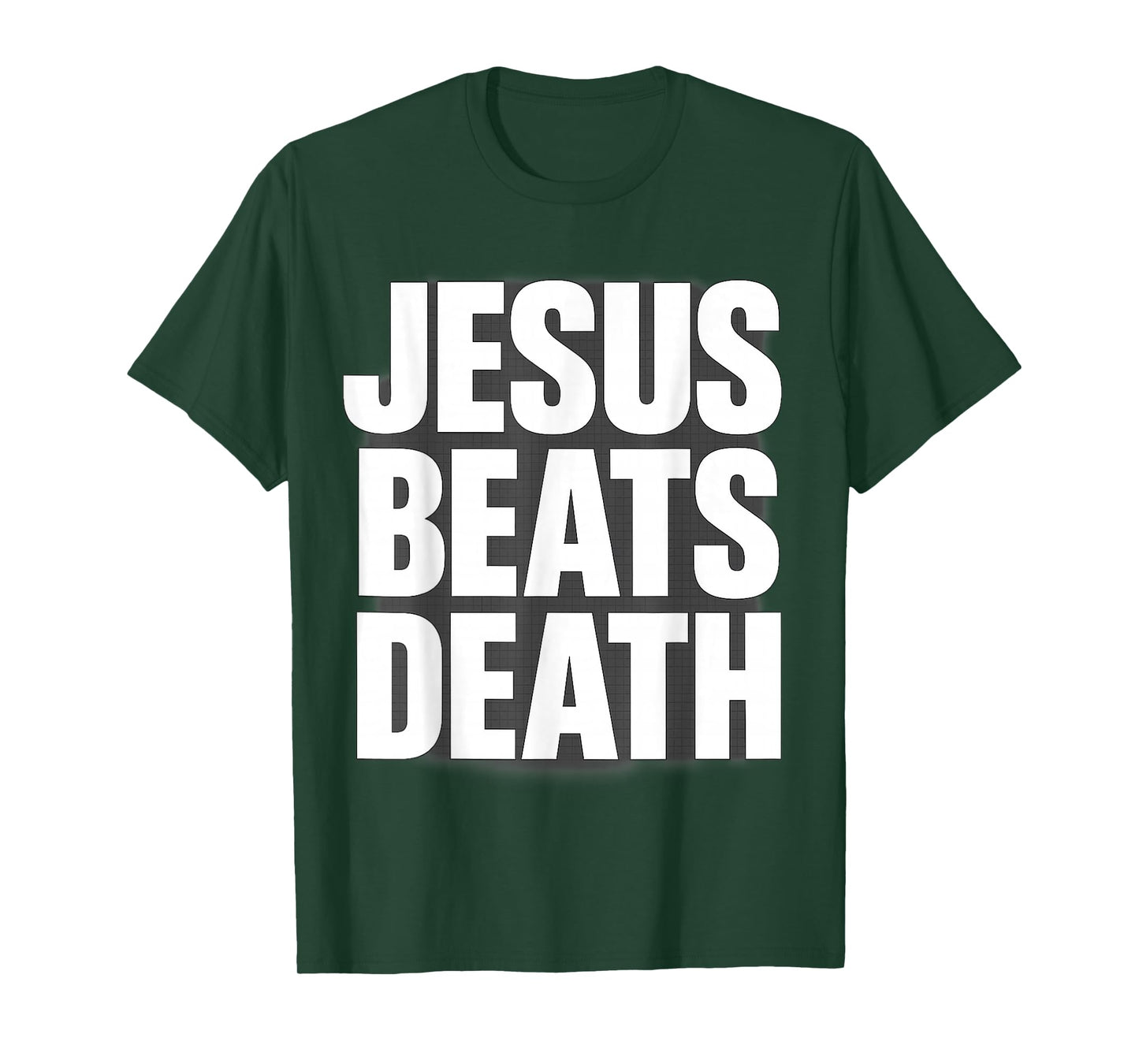Jesus Beats Death Bold Faith Message T-Shirt