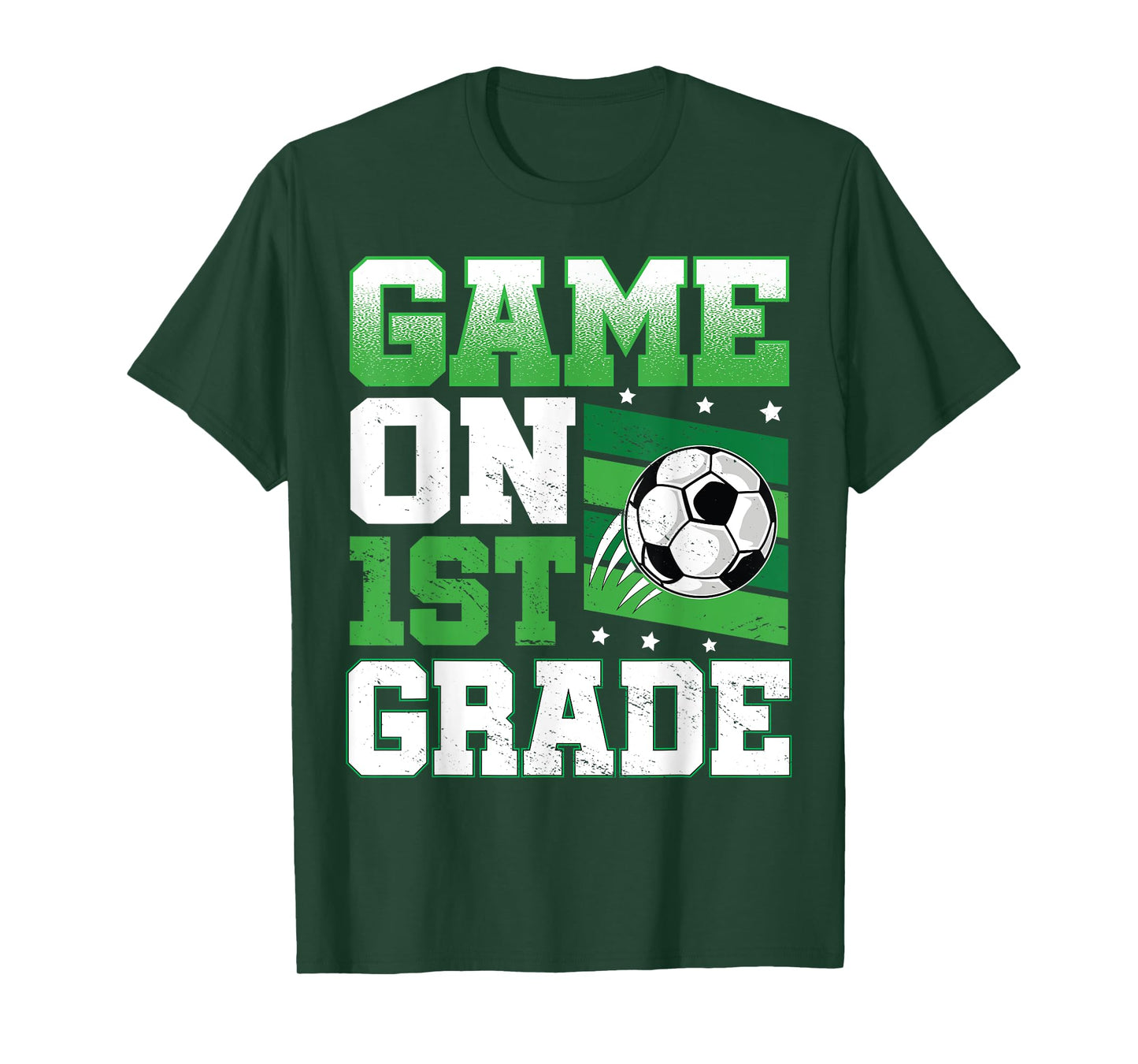 Soccer Game On 1st Grade Back To School Cute Sports Boys T-Shirt