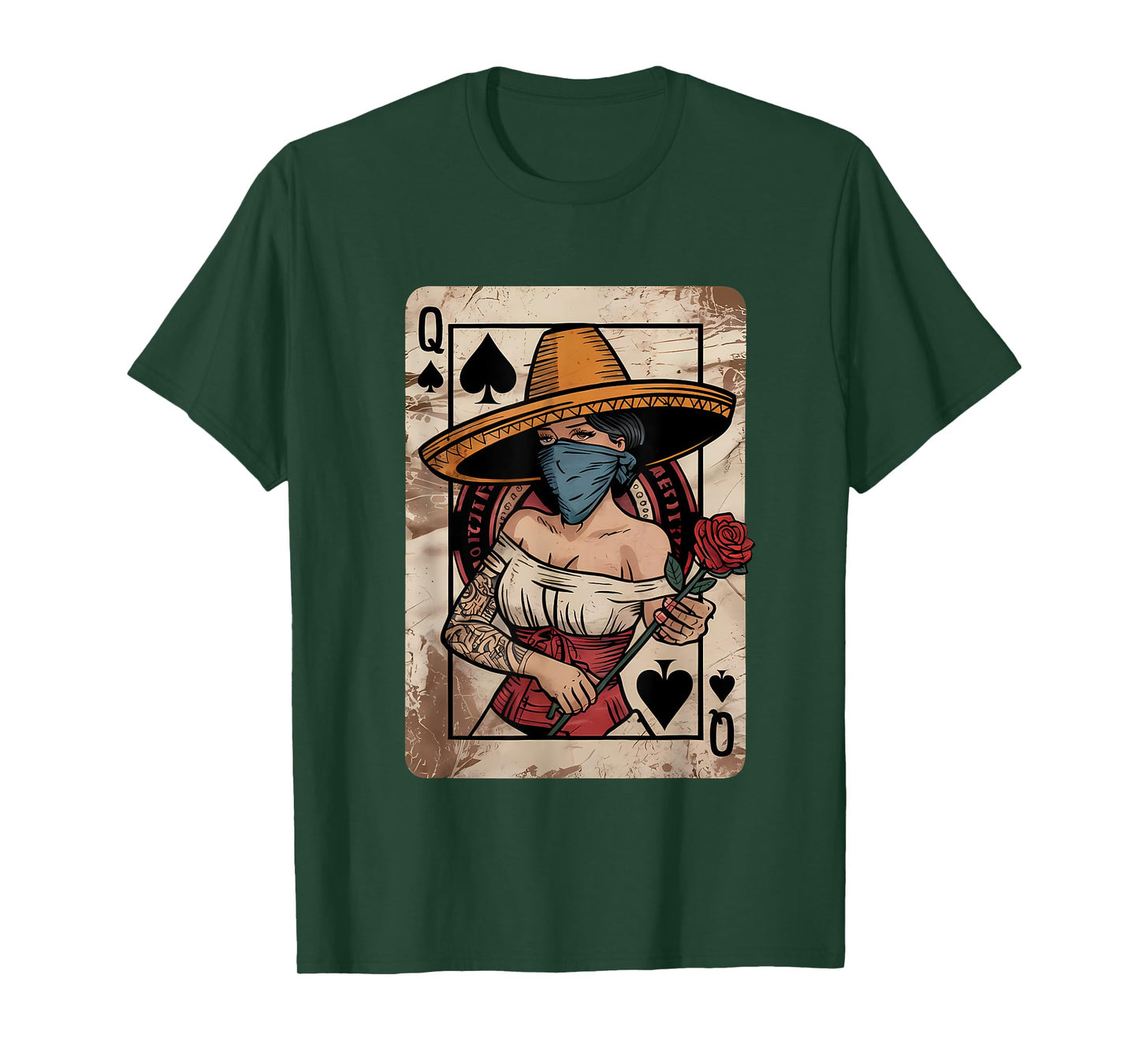 La Chingona Tarot Card Funny Spanish Slang Latina Outlaw T-Shirt
