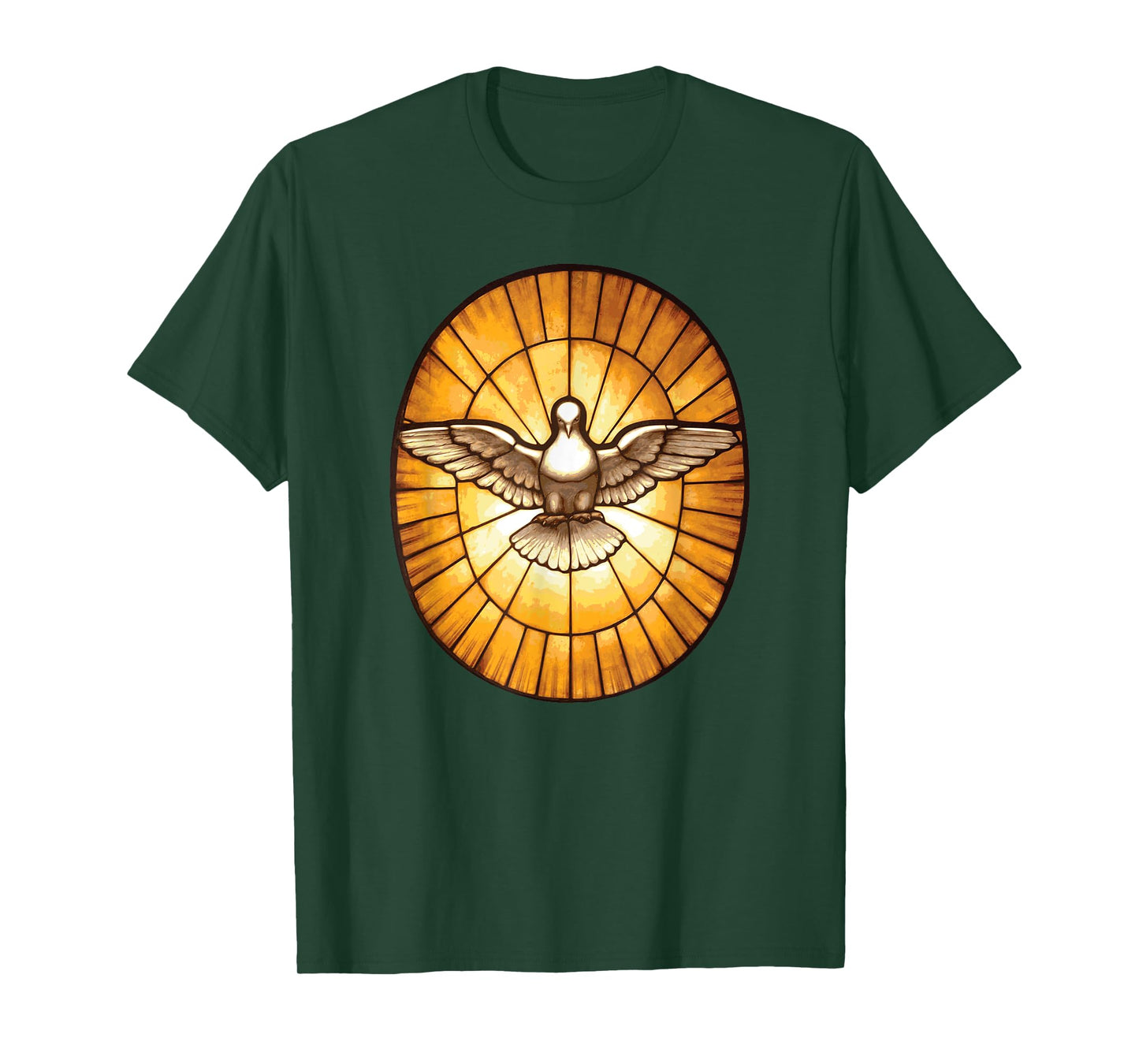 Holy Spirit Dove from St. Peter's Basilica Catholic T-Shirt