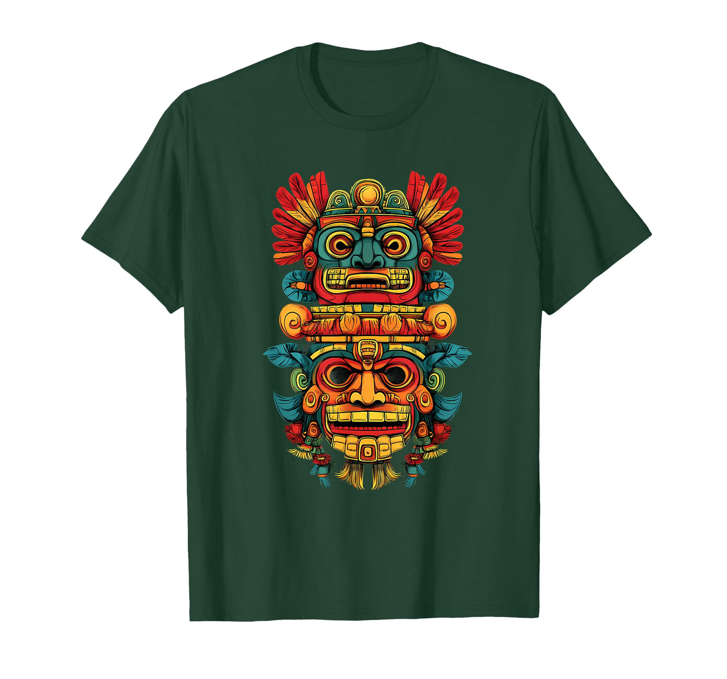 Aztec God Toltec Inca Quetzalcoatl Native Mexican Pride T-Shirt