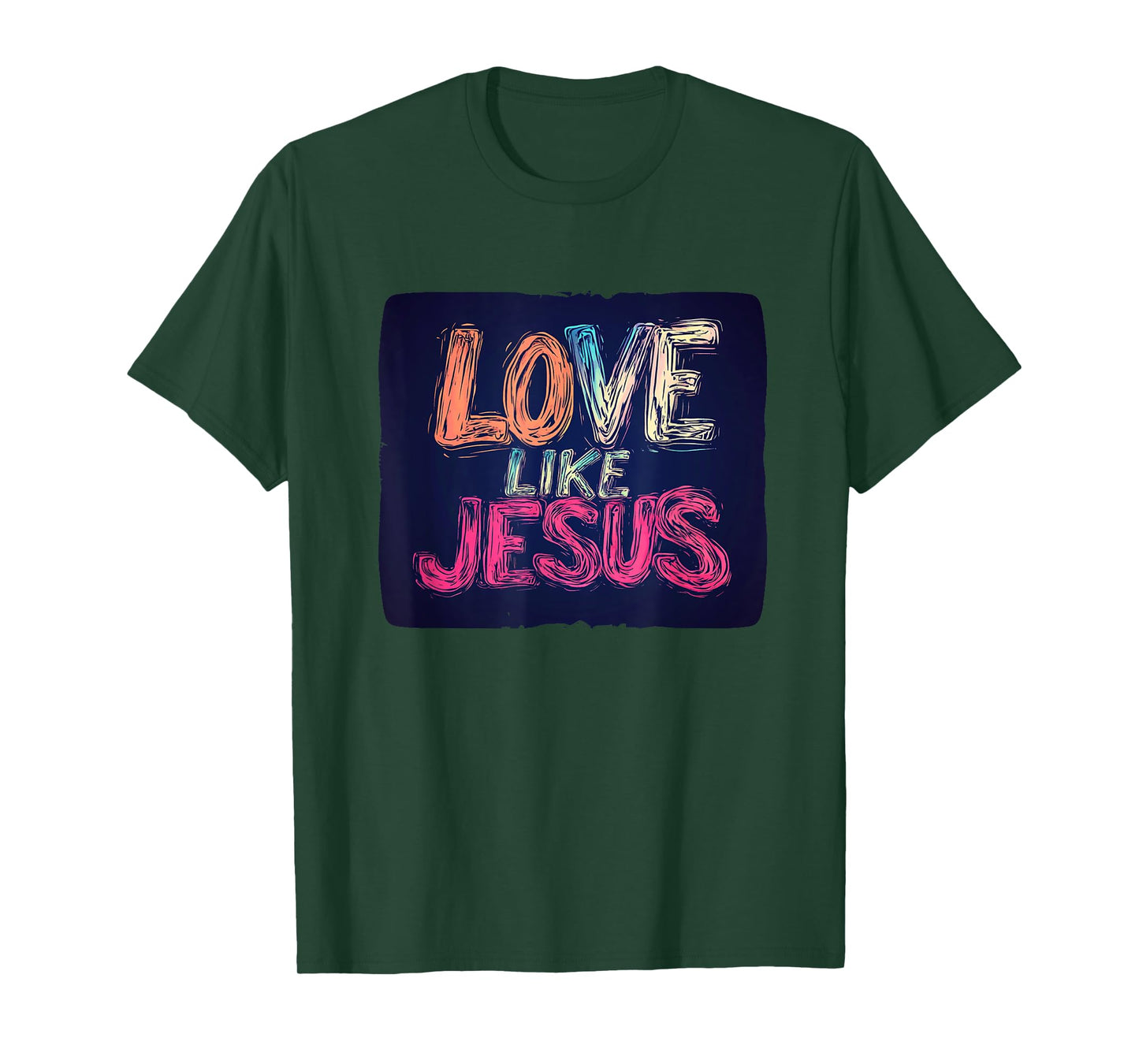 Vibrant Love like Jesus Costume for Man and Woman T-Shirt