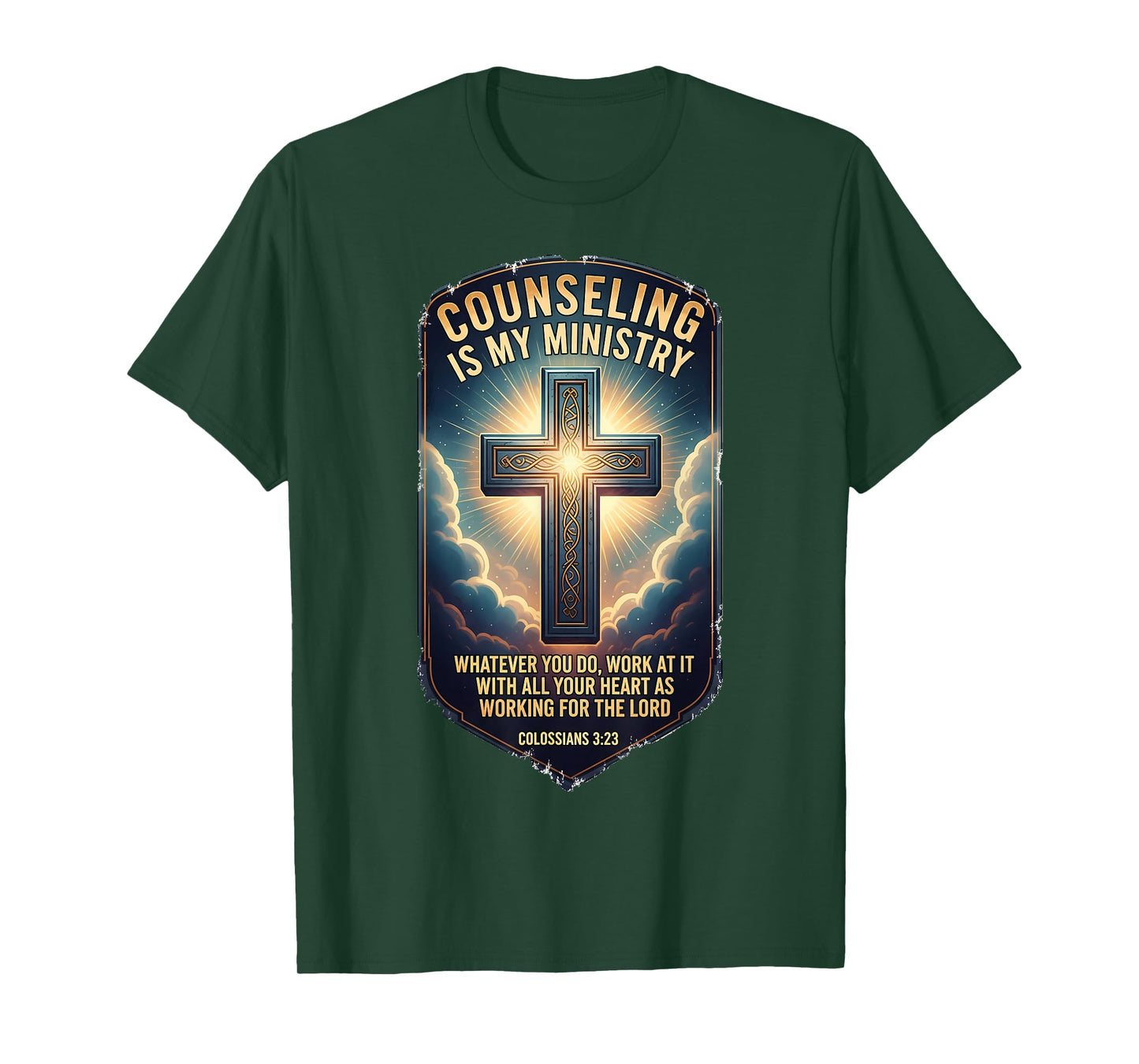 Christian Counselor Counseling is My Ministry Bible Verse T-Shirt