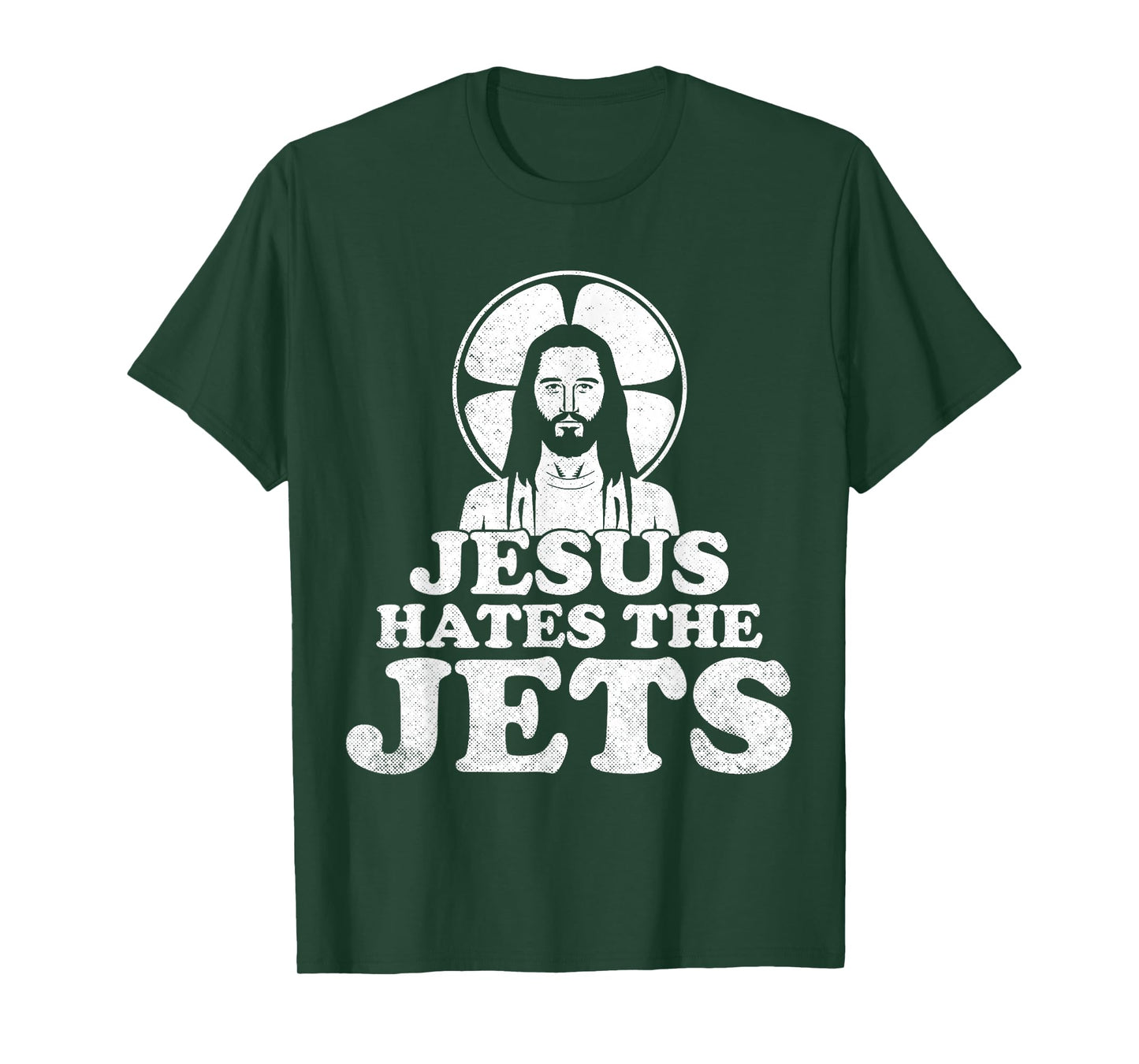 Funny God Jesus Hates The Jets Sarcastic Saying T-Shirt
