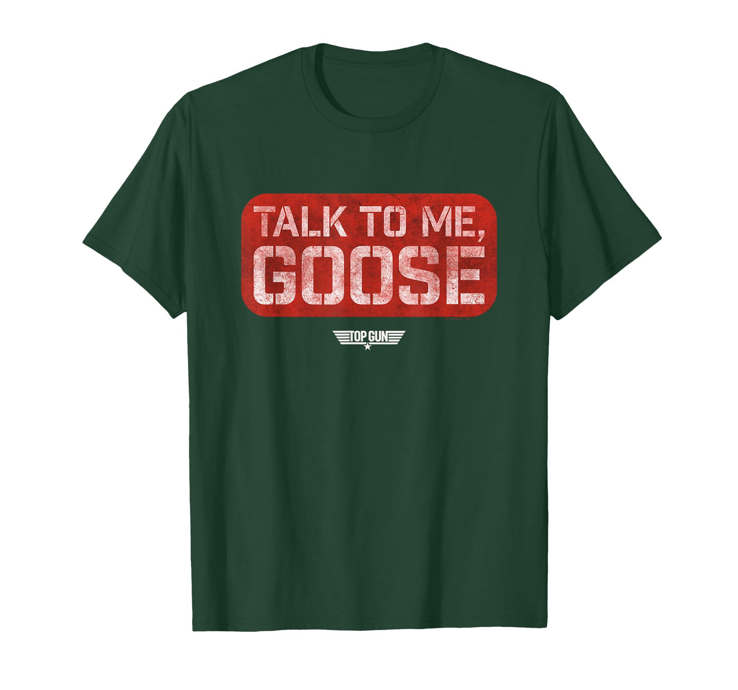 Top Gun Talk to me Goose Stamp T-Shirt