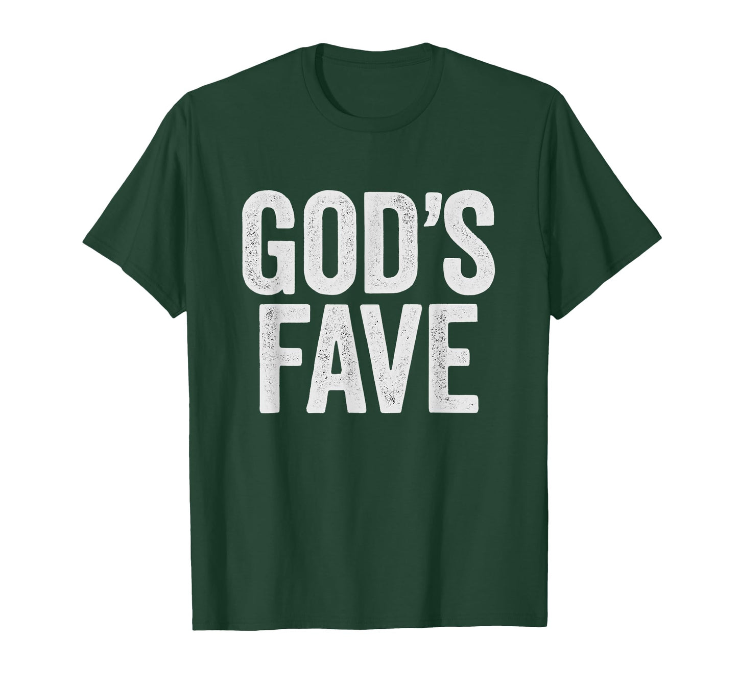 God's Fave, Casual Christian Graphic T-Shirt