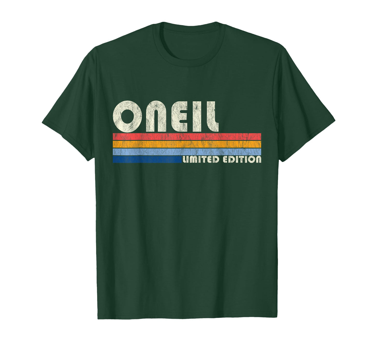 ONEIL Surname Funny Retro Vintage 80s 90s Gifts Men Women T-Shirt