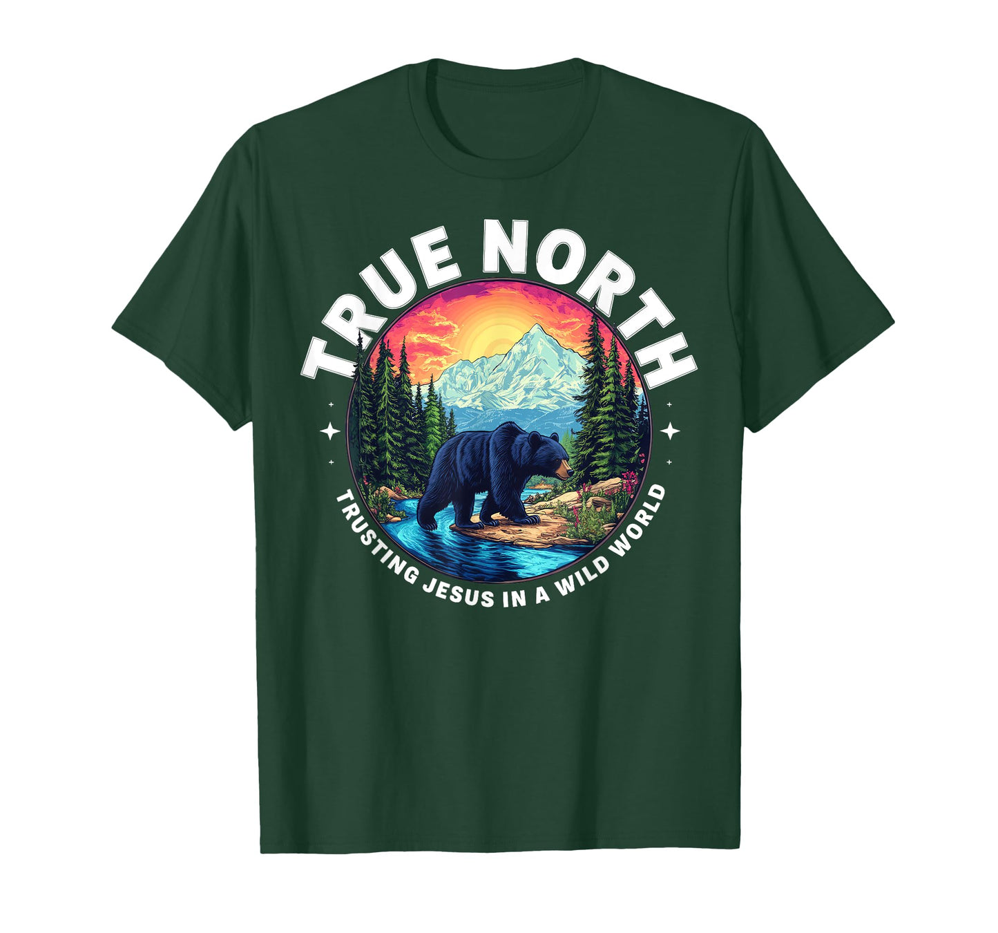 True North Trusting Jesus In A Wild World VBS 2025 T-Shirt