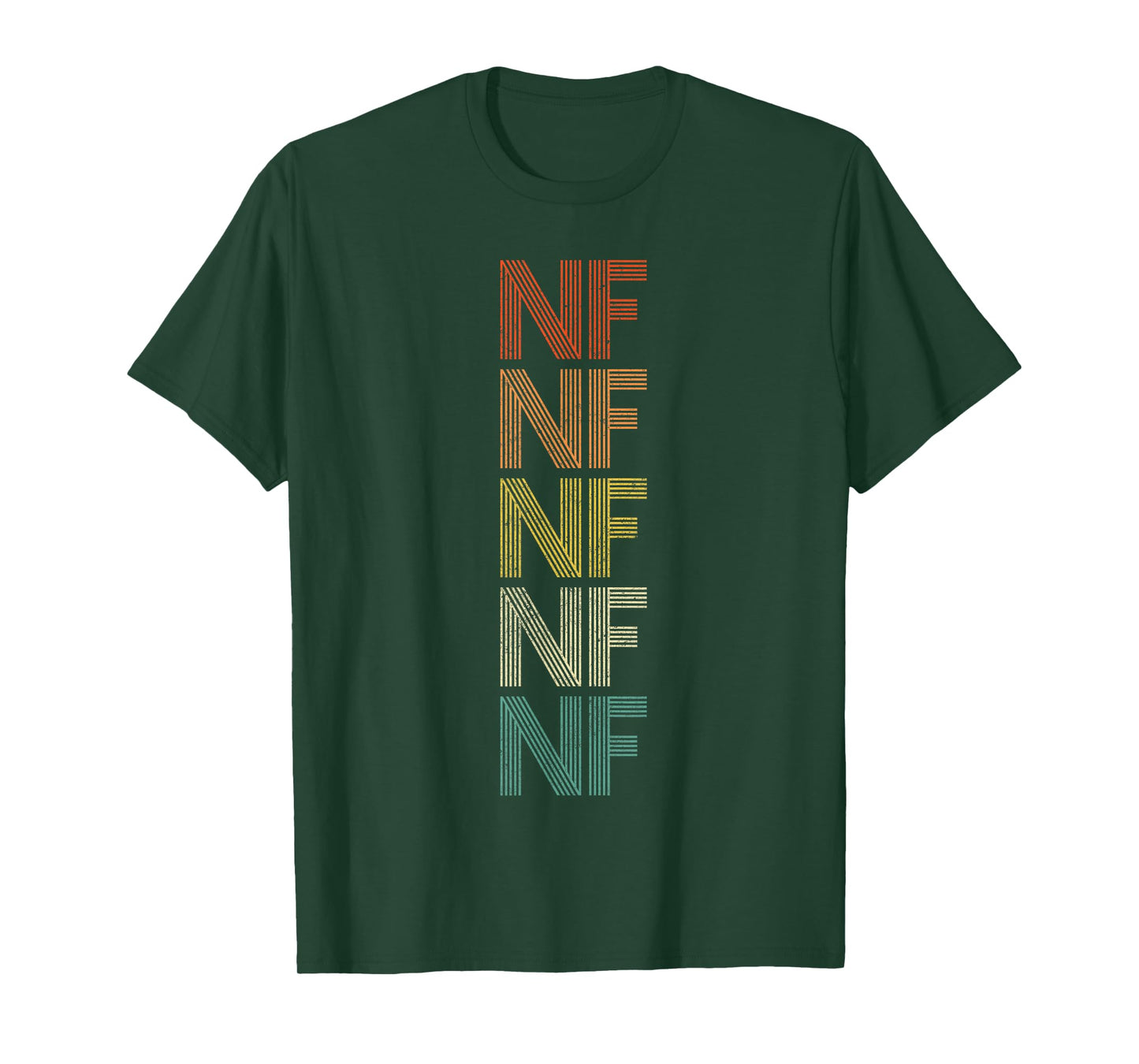 Nf Tee-Tshirt Gifts Unisex-Adult Retro T-Shirt Black Small Short Sleeve T-Shirt