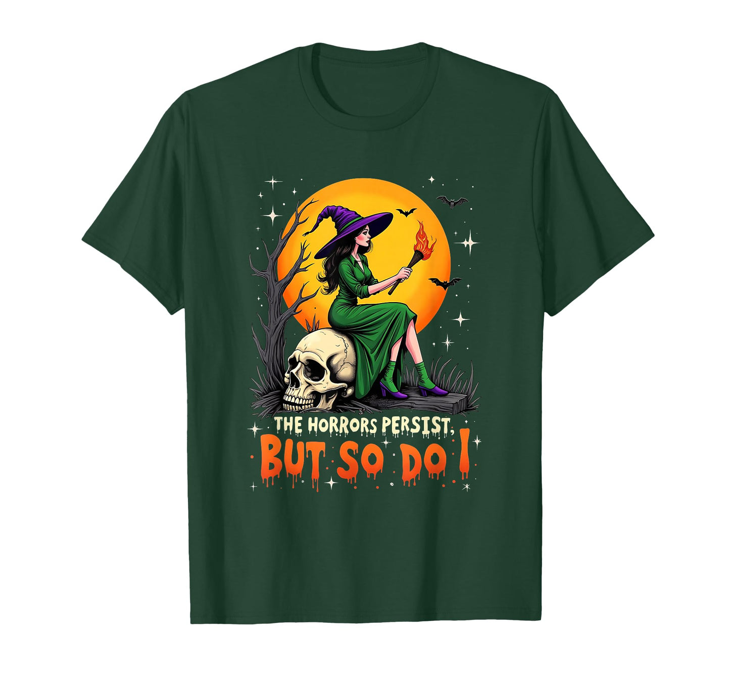Funny The Horrors Halloween Yet So Do I Witch T-Shirt