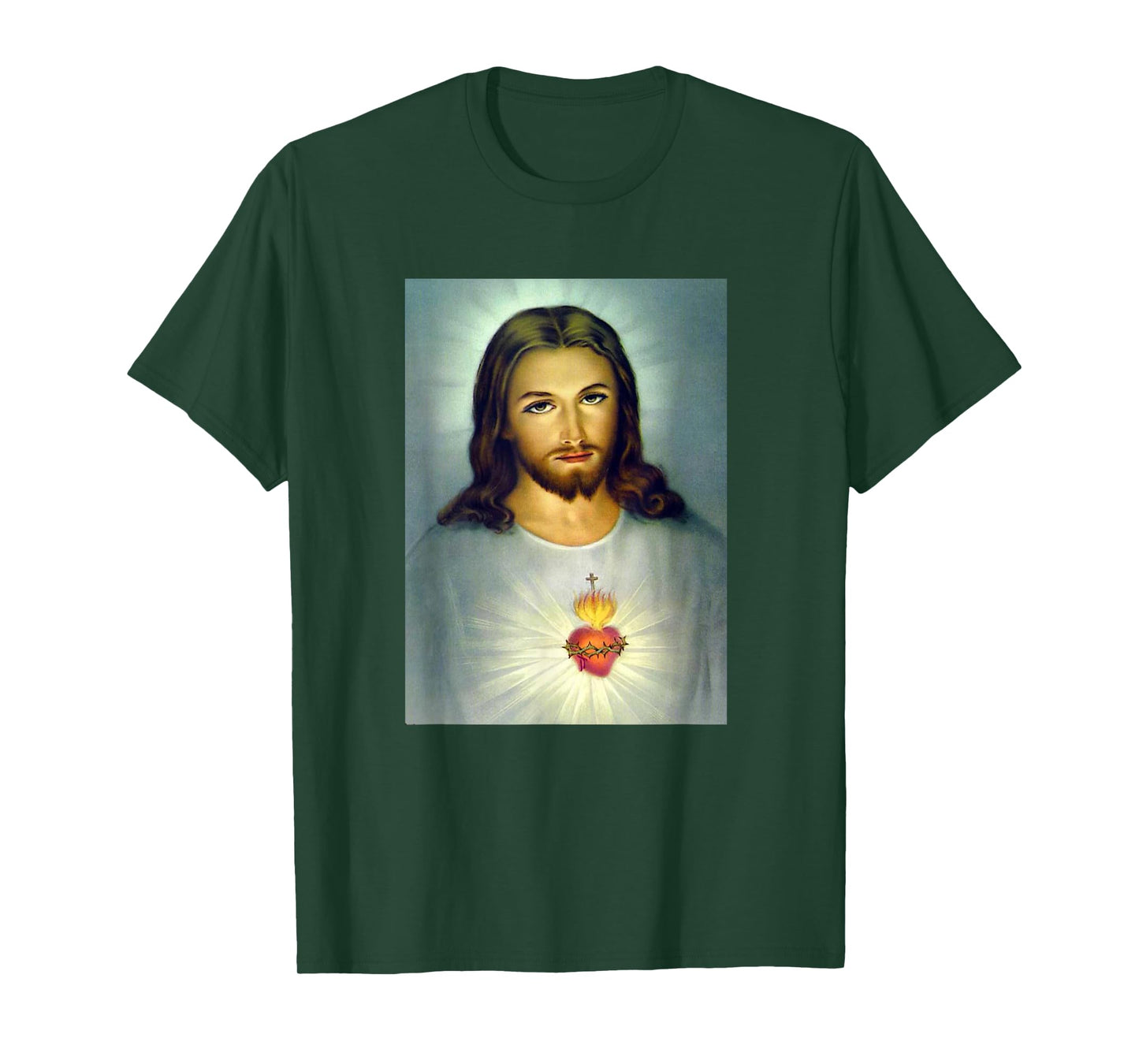 Jesus Sacred Heart Divine Mercy Christian Roman Catholic T-Shirt